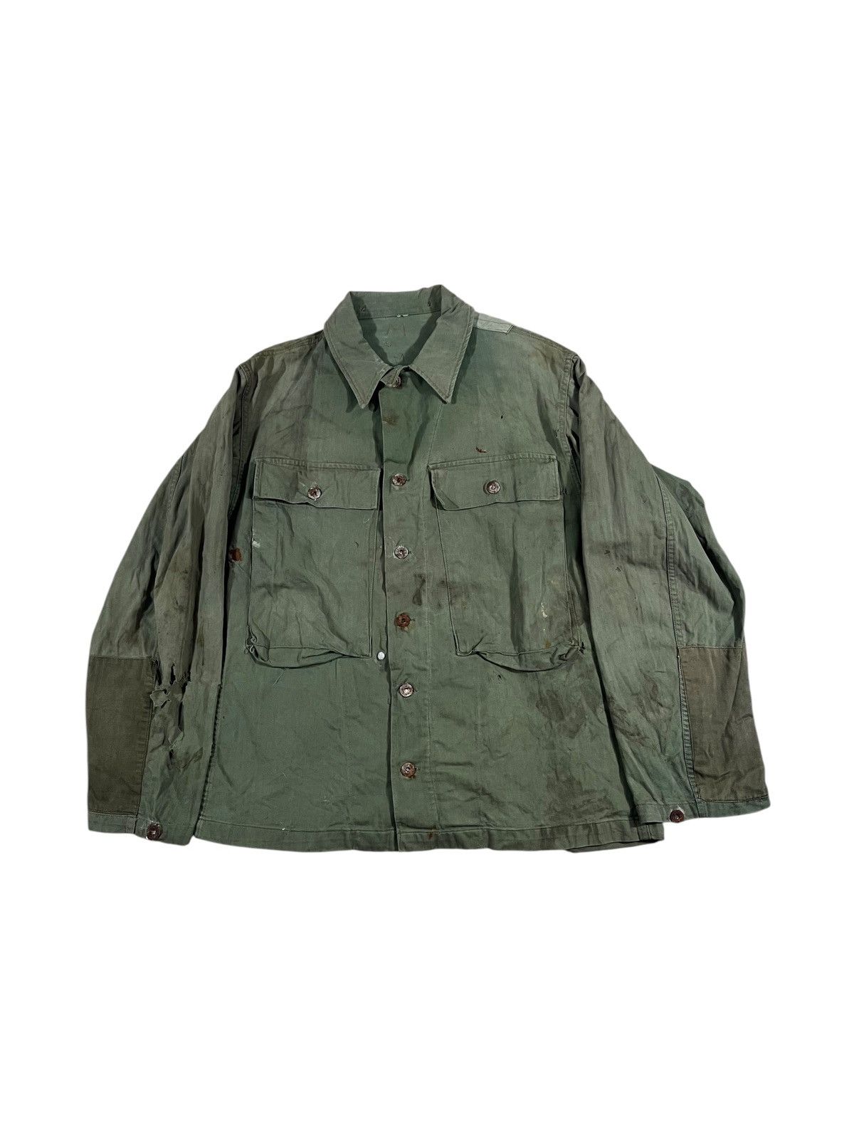 Hbt Vintage Us Army Jacket 1940s WWII US ARMY M43 HBT Jacket/2nd