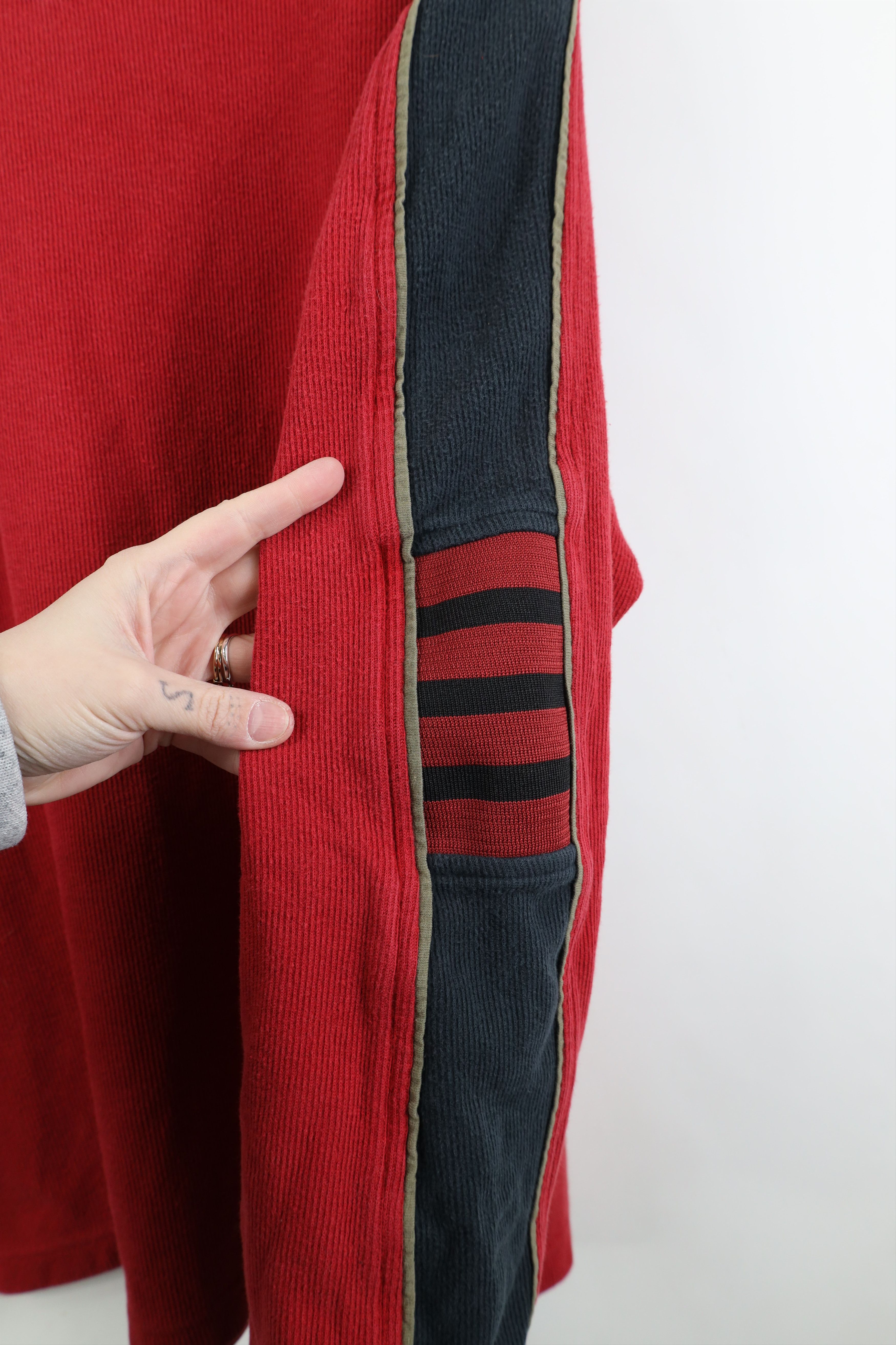 Vintage Vintage 90s Streetwear Heavy Ribbed Knit Long Sleeve T-Shirt Size US XL / EU 56 / 4 - 6 Thumbnail