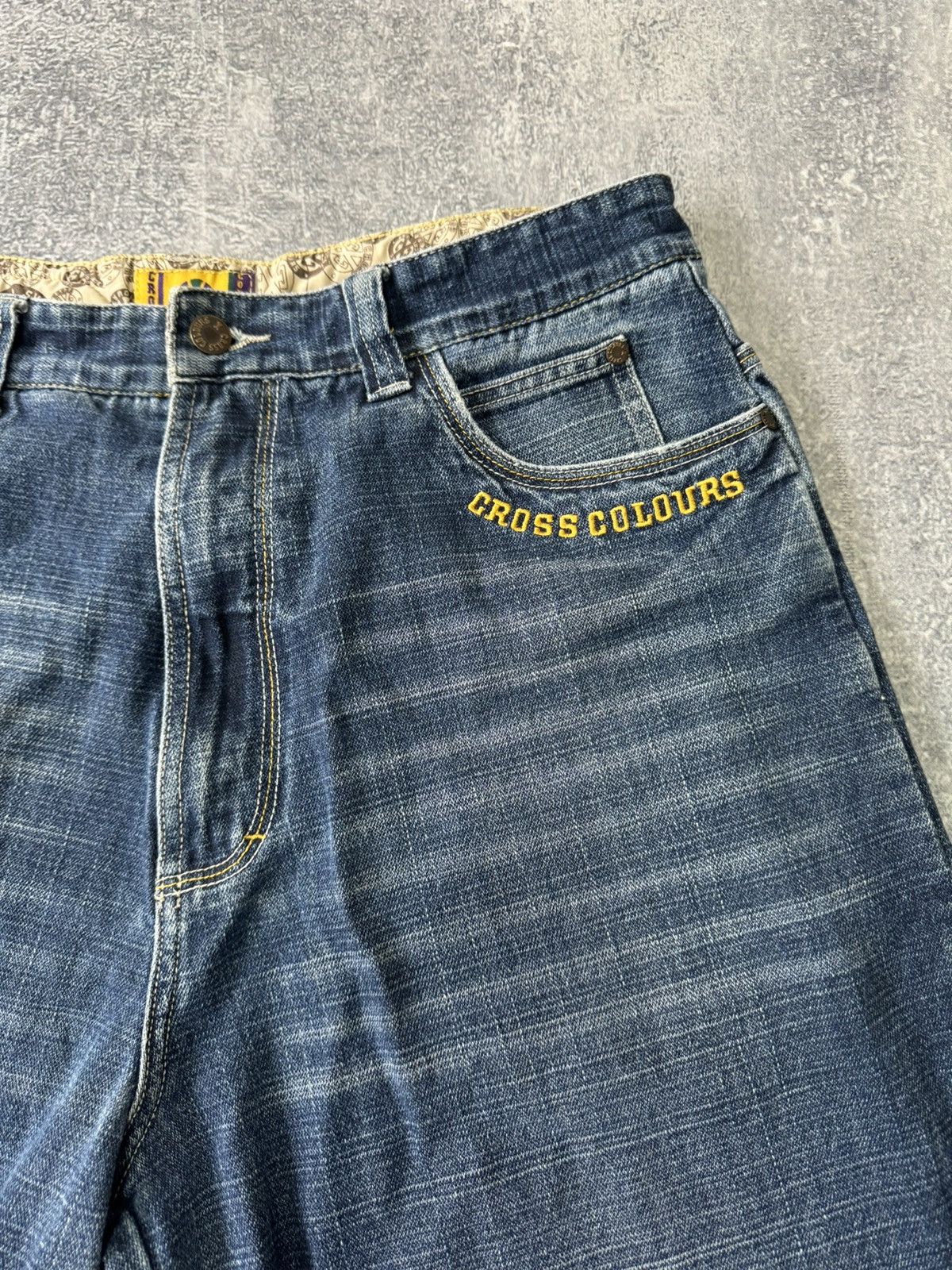 Cross Colours Vintage Cross Colours JNCO Style Shorts Size 34 Size US 34 / EU 50 - 5 Thumbnail