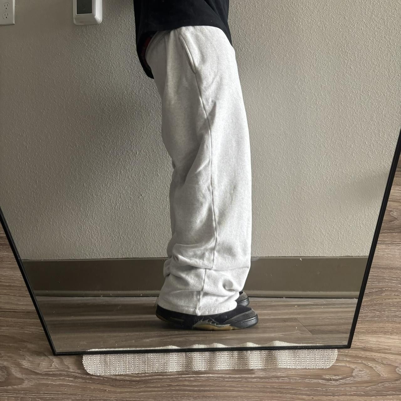 Vintage Crazy Vintage Y2K/2000s Baggy Light Grey Streetwear Casual Essential Sweatpants! Fits L Size US 34 / EU 50 - 2 Thumbnail