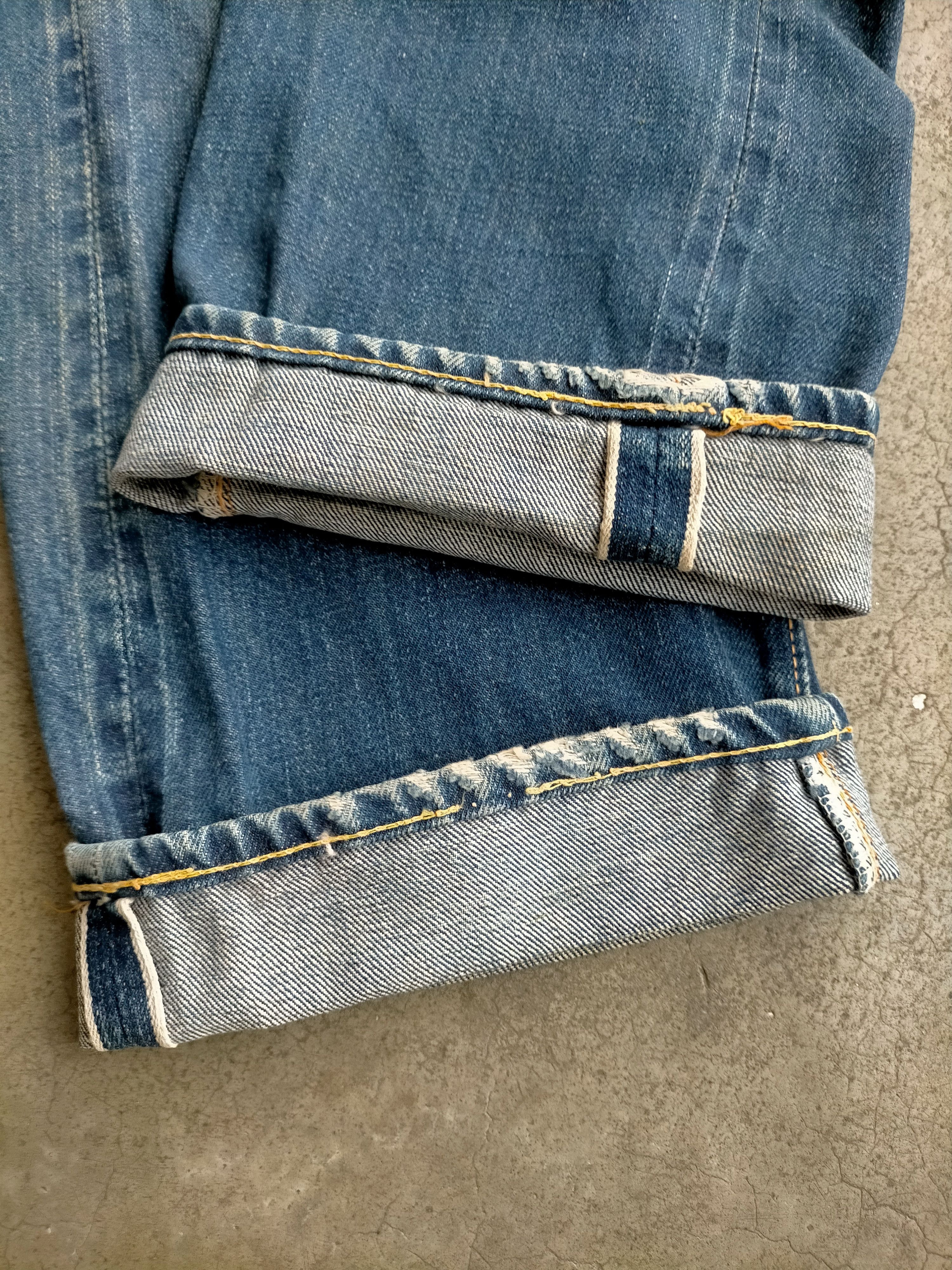 Levi's True Vintage 60s Levis 501xx Big E Selvage Jeans Size US 31 - 11 Thumbnail