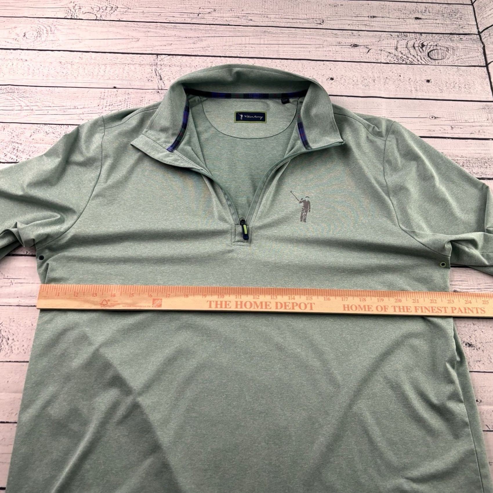 Vintage William Murray Pullover 1/4 Zip Jacket Men's XL Green Athletic Golf Shirt Size US XL / EU 56 / 4 - 5 Thumbnail
