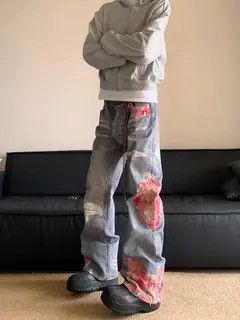 Jean High street vintage Y2K baggy jeans Size US 28 / EU 44 - 5 Thumbnail
