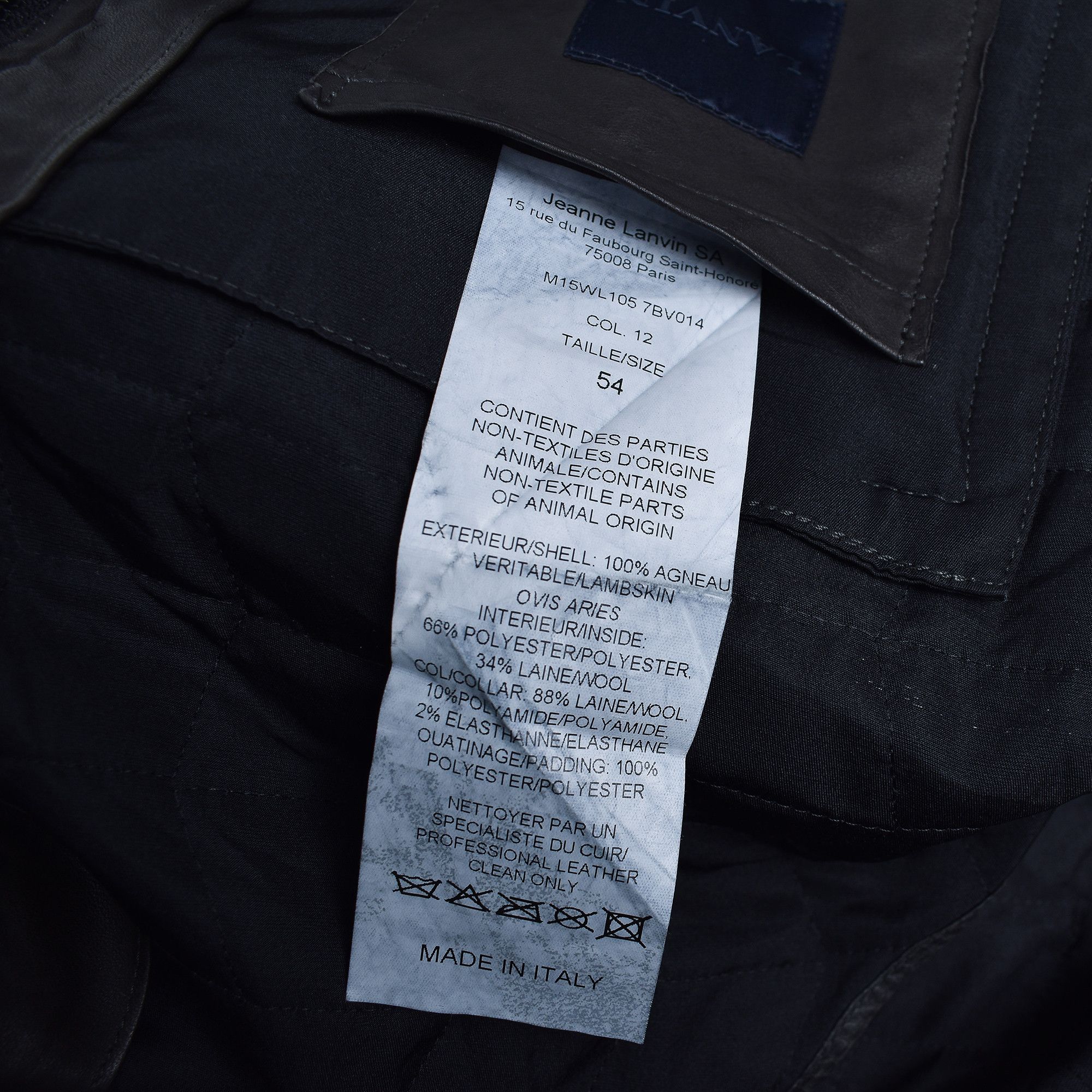 Lanvin LANVIN QUILTED LAMBSKIN LEATHER VEST LIKE NEW MADE IN ITALY Size US XL / EU 56 / 4 - 6 Thumbnail