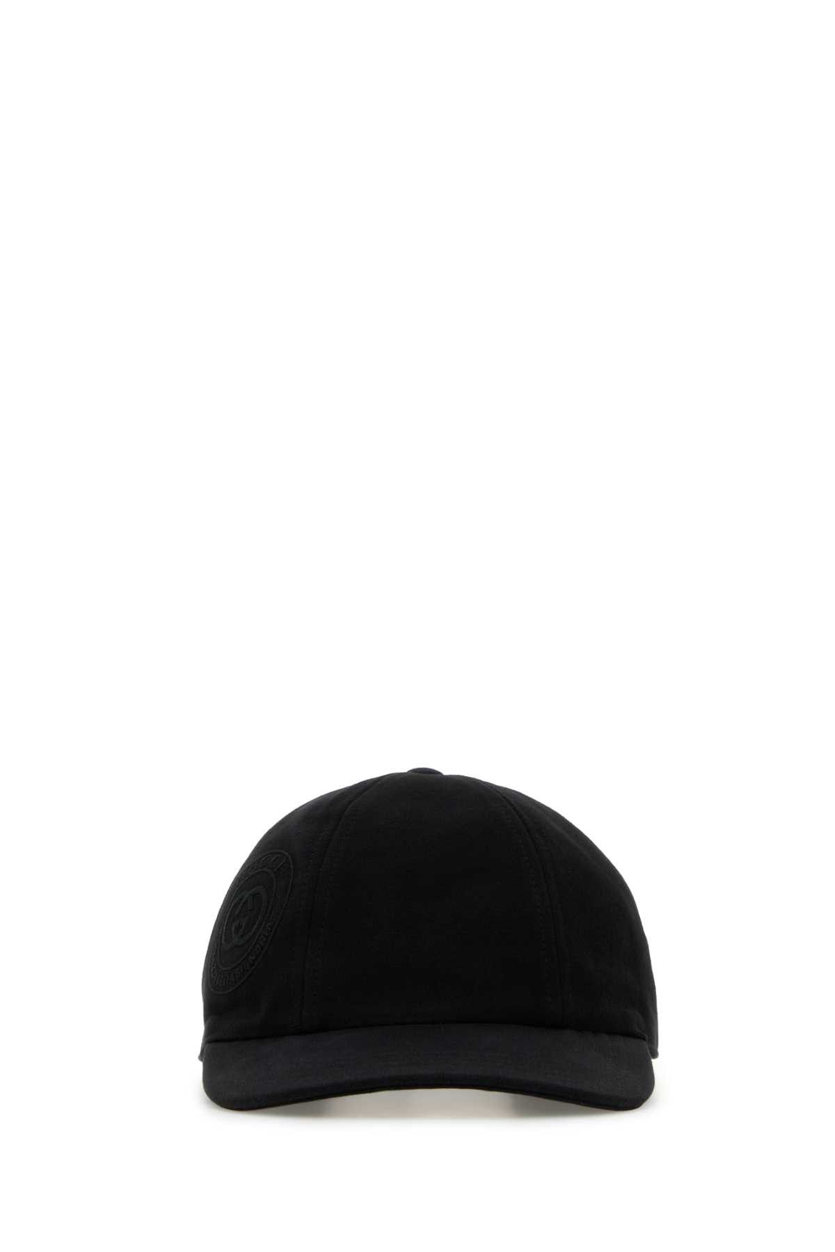 Gucci Black Cotton Baseball Cap Size ONE SIZE - 1 Thumbnail
