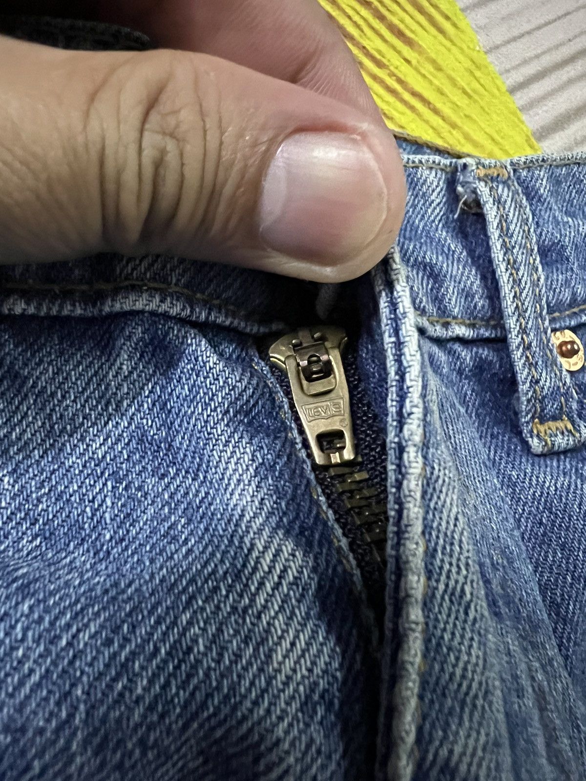 Levi's VTG Y2K LEVIS 607 BLUE JEANS ORANGE TAB Size US 30 / EU 46 - 5 Thumbnail