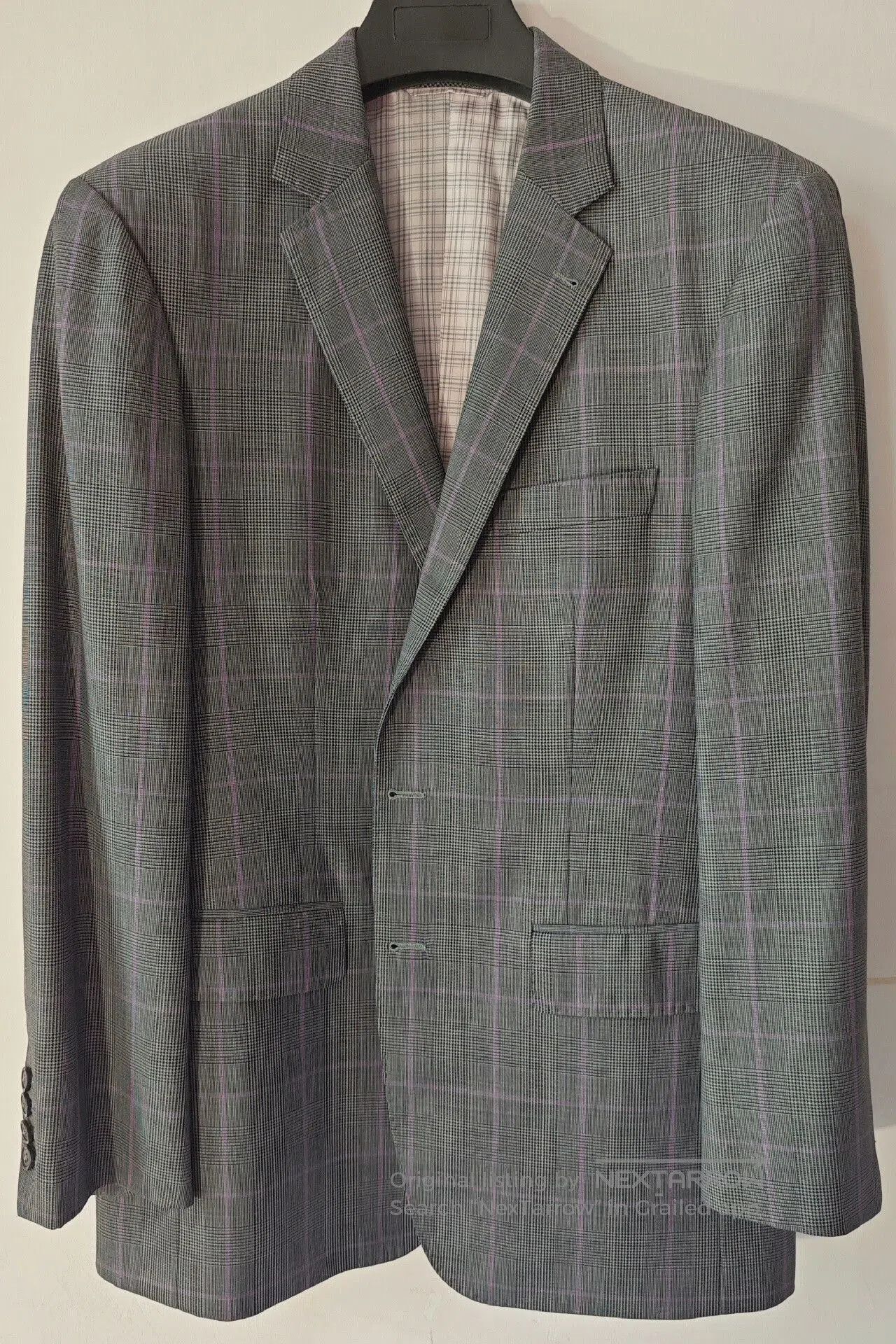 Japanese Brand Vintage Welsh Check Wool Tailored Suit. Size US M / EU 48-50 / 2 - 1 Thumbnail