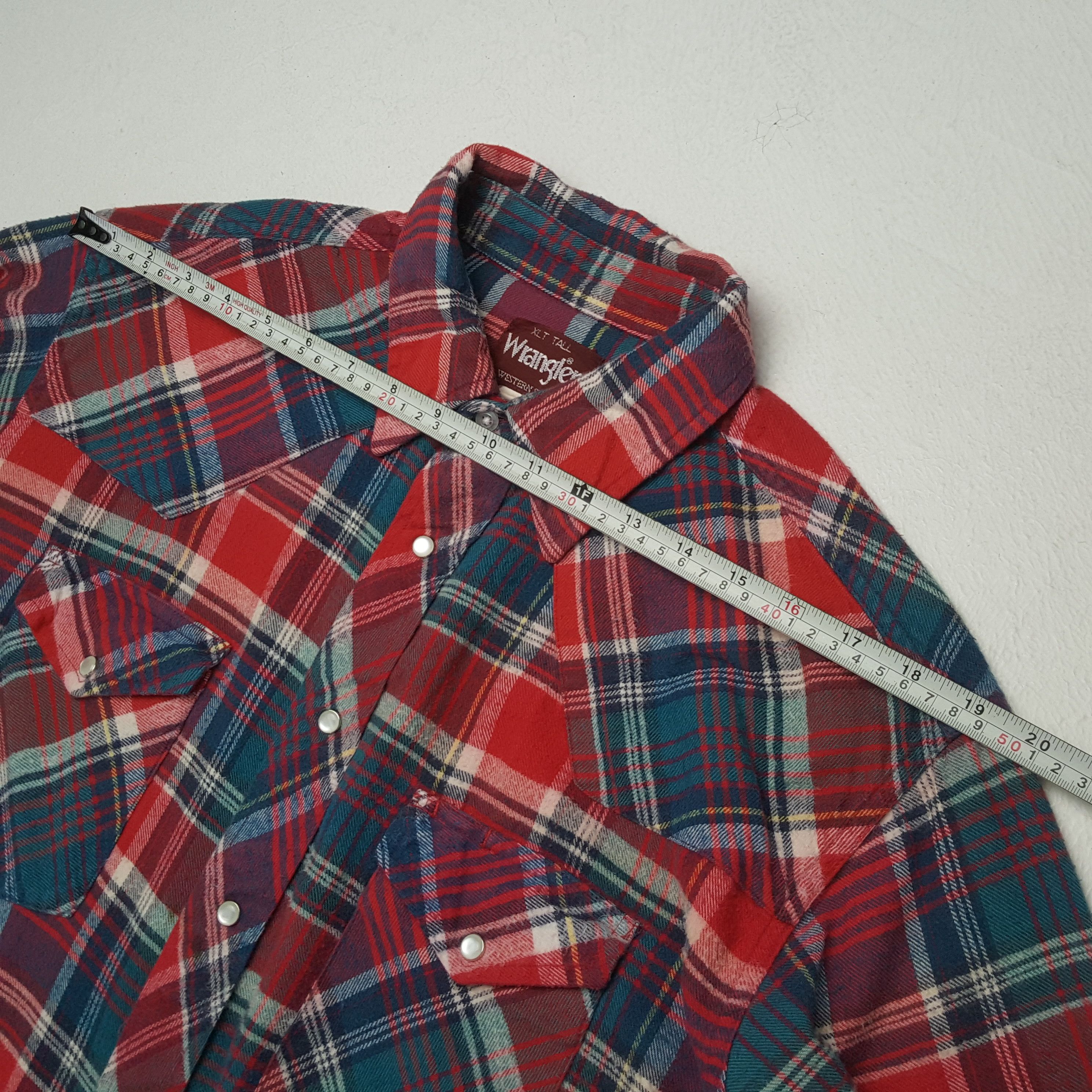 Vintage × Wrangler WRANGLER Classic Fashion Style Casual Shirt Size US XL / EU 56 / 4 - 4 Thumbnail