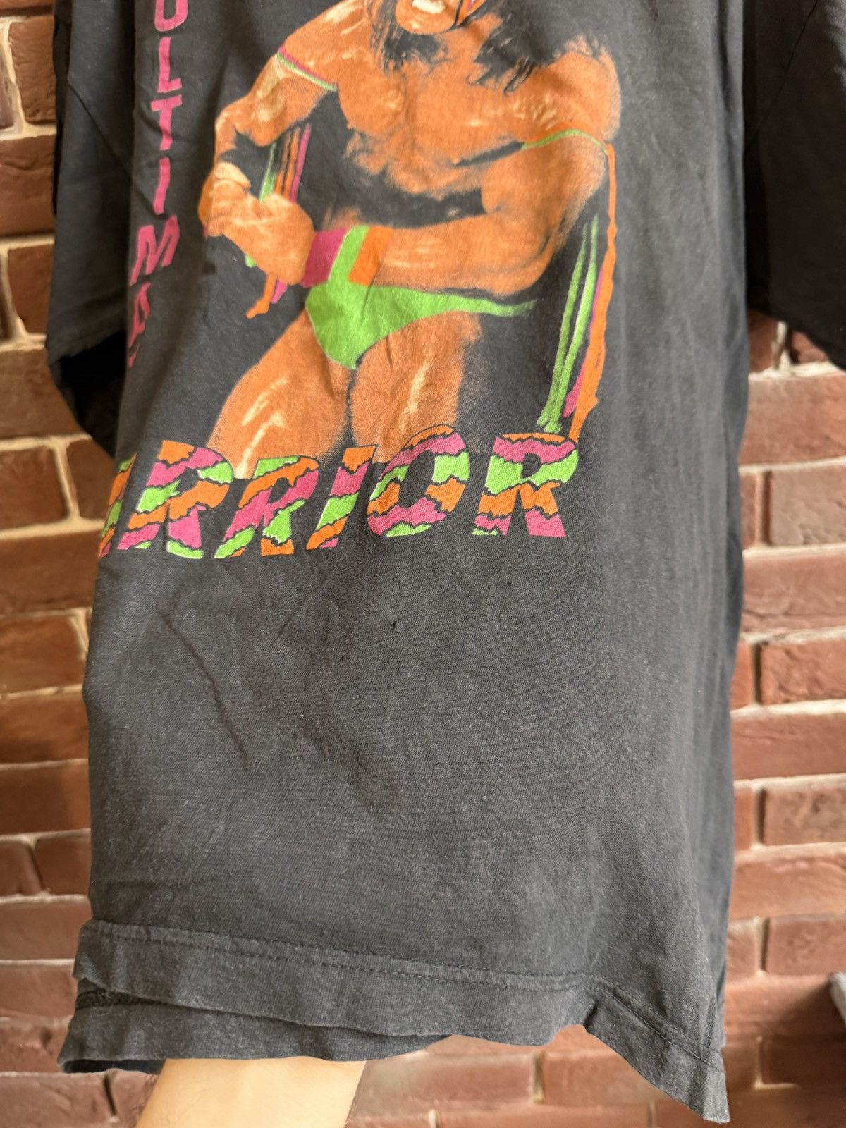Vintage Vintage 90’s The Ultimate Warrior Rare Bootleg Tee WWE WWF Size US L / EU 52-54 / 3 - 5 Thumbnail