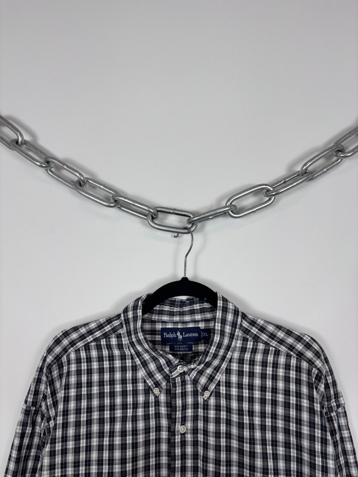Polo Ralph Lauren Vintage Polo Ralph Lauren Big Shirt Men’s Tartan Plaid Check Size US XL / EU 56 / 4 - 3 Thumbnail