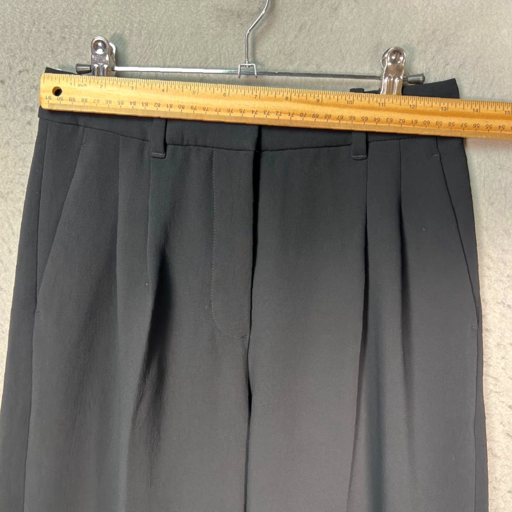 Vintage Wilfred Womens 2 The Effortless Pant Full-Length High-Rise Wide-Leg Black Size 26" / US 2 / IT 38 - 6 Thumbnail