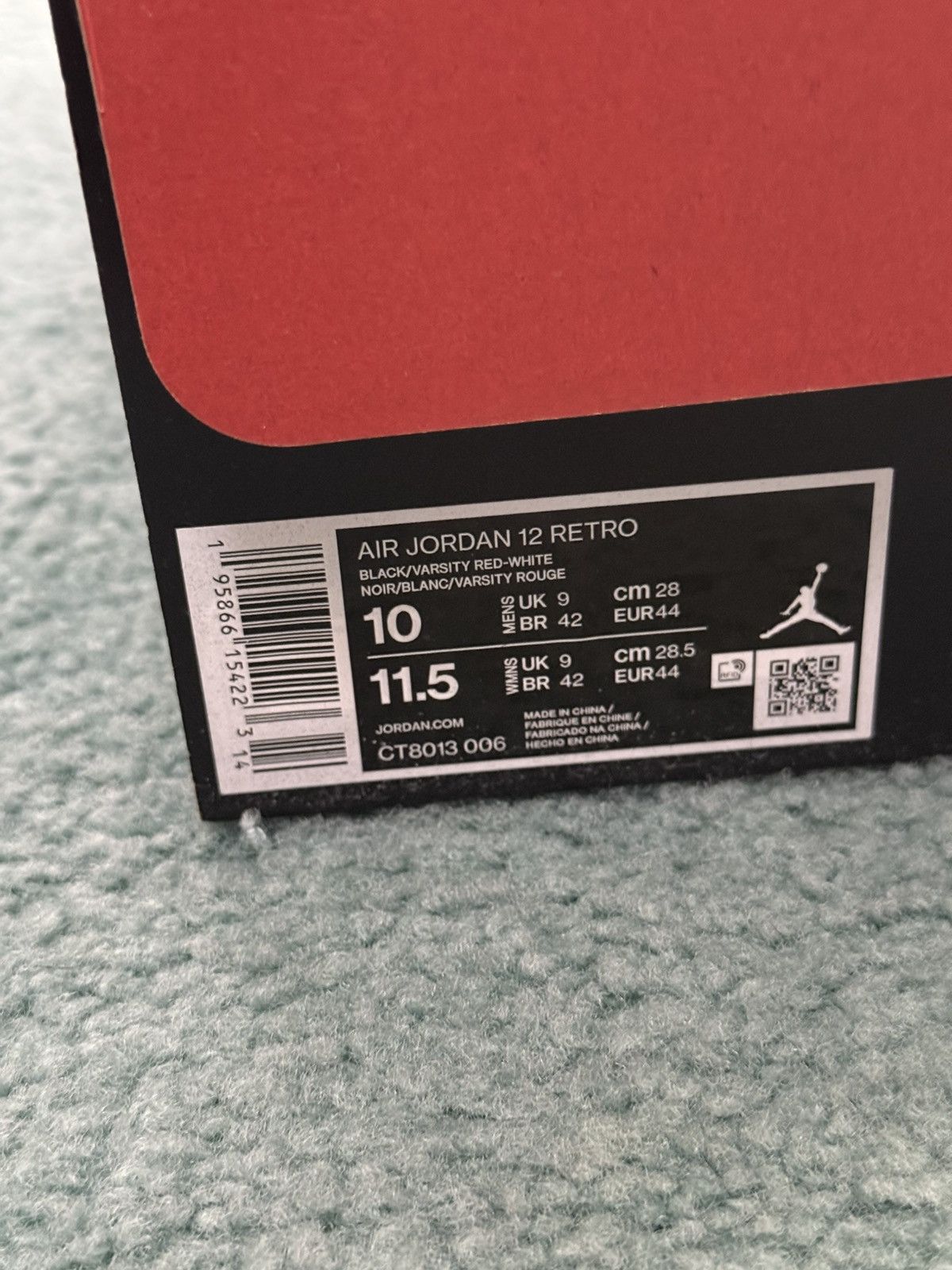 Jordan Brand Jordan Retro 12 Playoffs Size US 10 / EU 43 - 8 Thumbnail