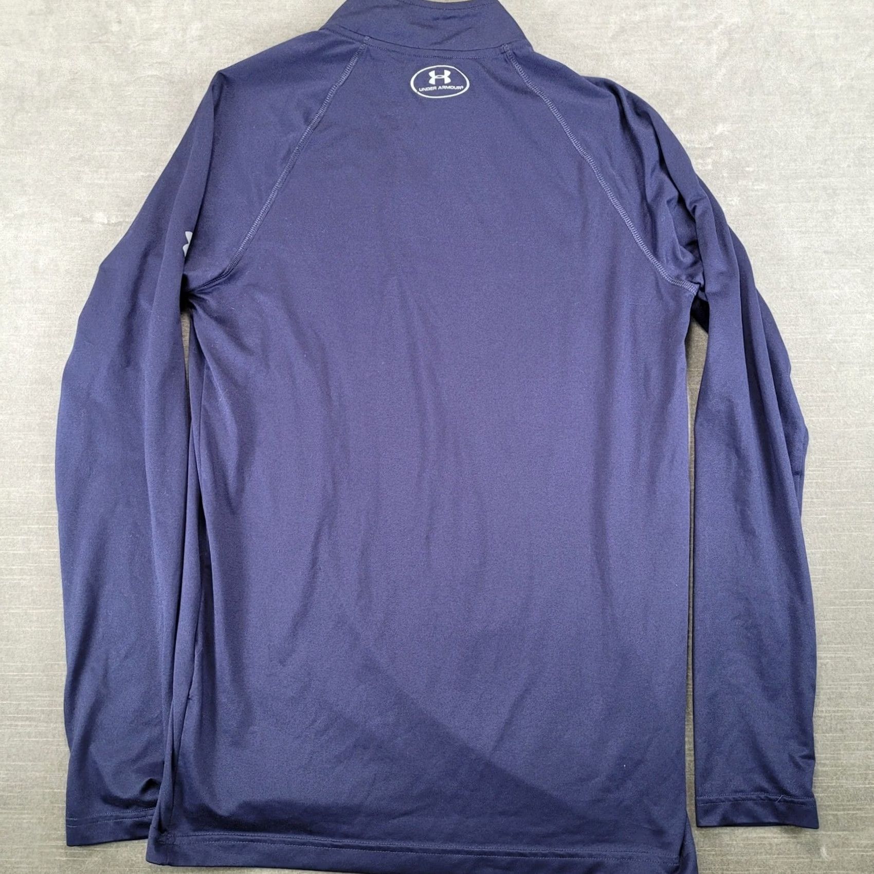 Under Armour Under Armour Auburn Tigers HeatGear Mens Small Navy 1/4 Zip Pullover Shirt Size US S / EU 44-46 / 1 - 4 Thumbnail