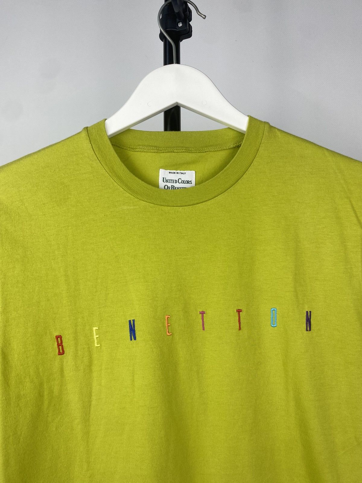 Benetton × Vintage BENETTON T-Shirt Vintage 90s Embroidery Logo Size US S / EU 44-46 / 1 - 2 Thumbnail