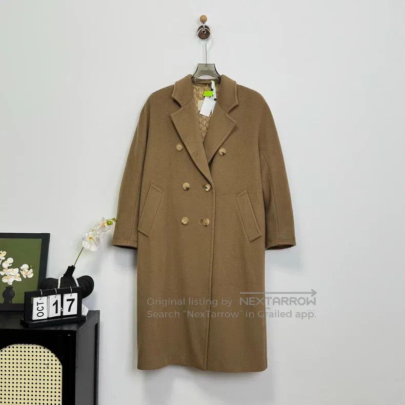 Max Mara Max Mara Cashmere Blend Long Wool Coat Size XXS / US 00 / IT 34 - 1 Thumbnail