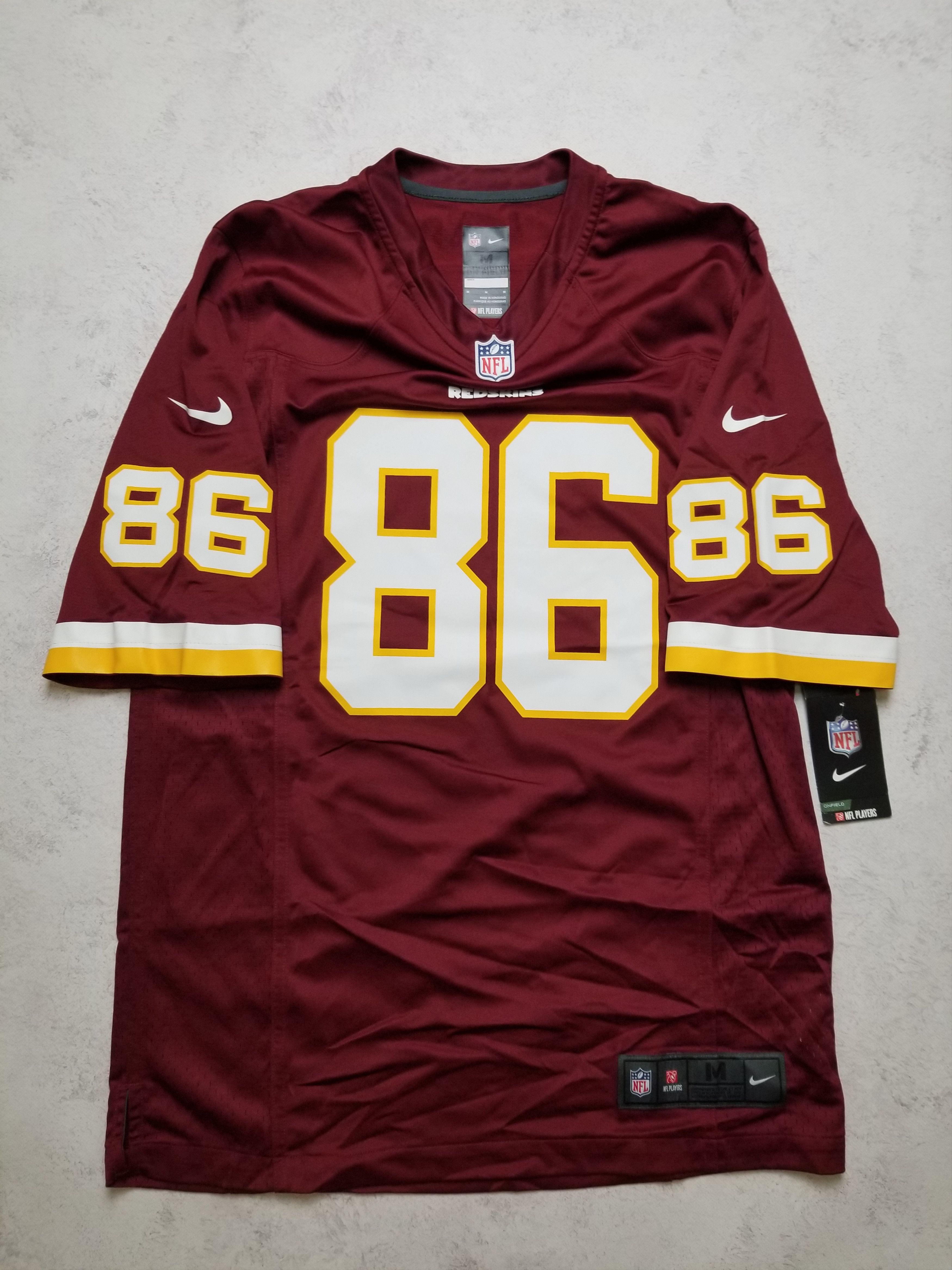 Nike Nike Washington Redskins Reed #86 Burgundy NFL Jersey Size US M / EU 48-50 / 2 - 4 Thumbnail