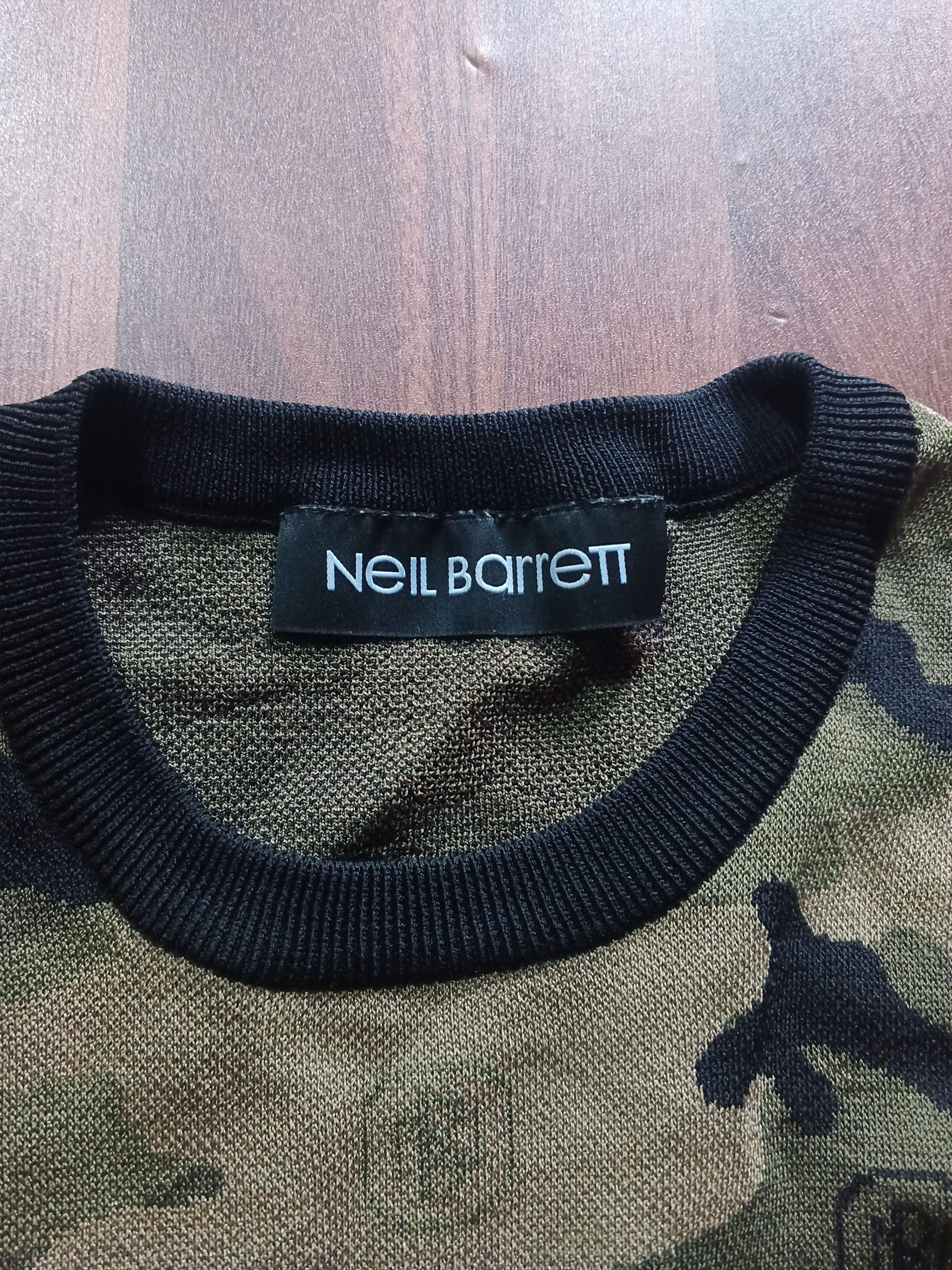 Neil Barrett Neil Barrett Camouflage Knitted Crewneck Sweater Size US M / EU 48-50 / 2 - 4 Thumbnail