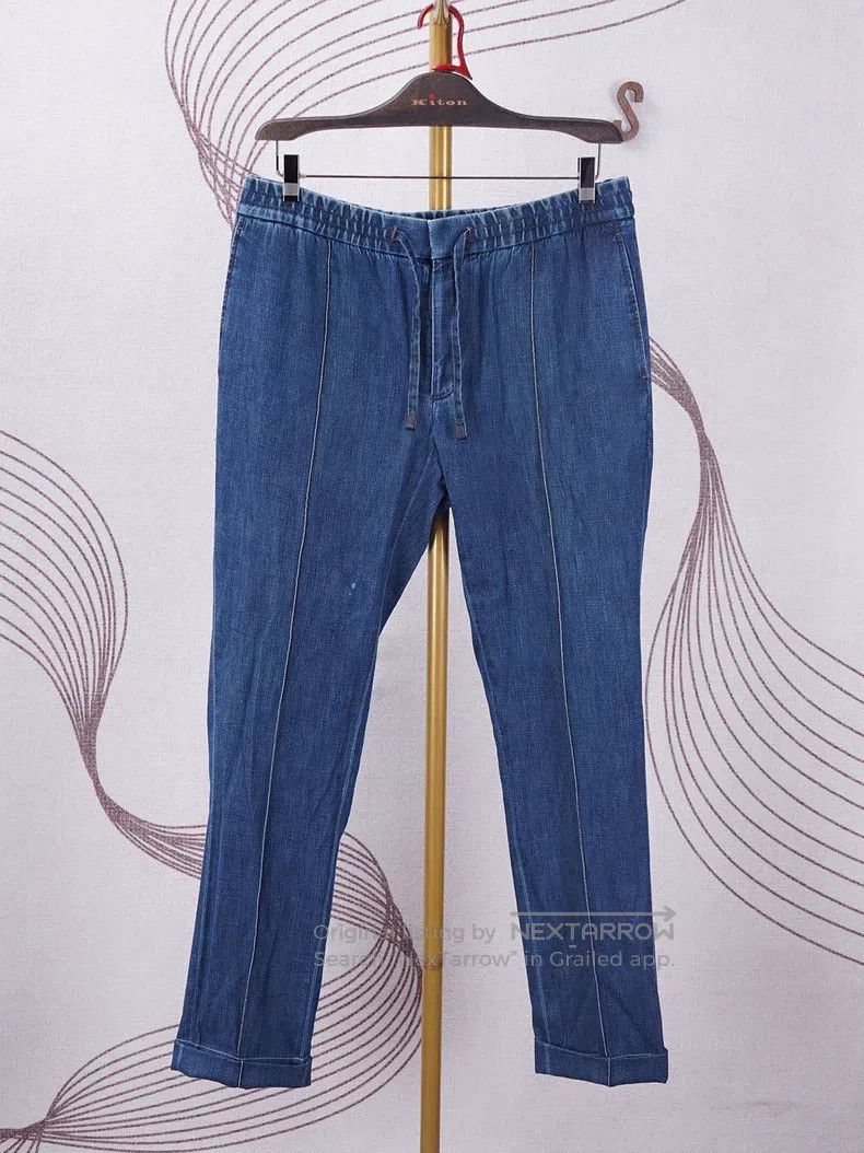 Brioni Brioni size M Distressed Denim Jeans Size US 34 / EU 50 - 1 Thumbnail