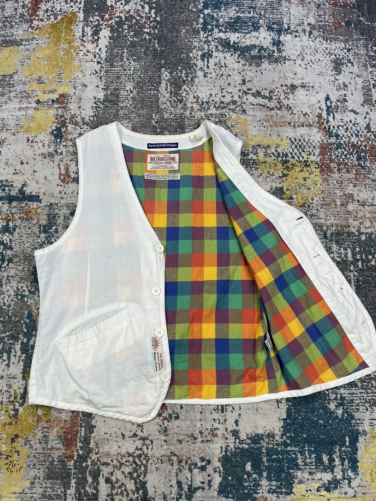 Japanese Brand × Stussy Stussy Photo Jacquard Vest 'Black