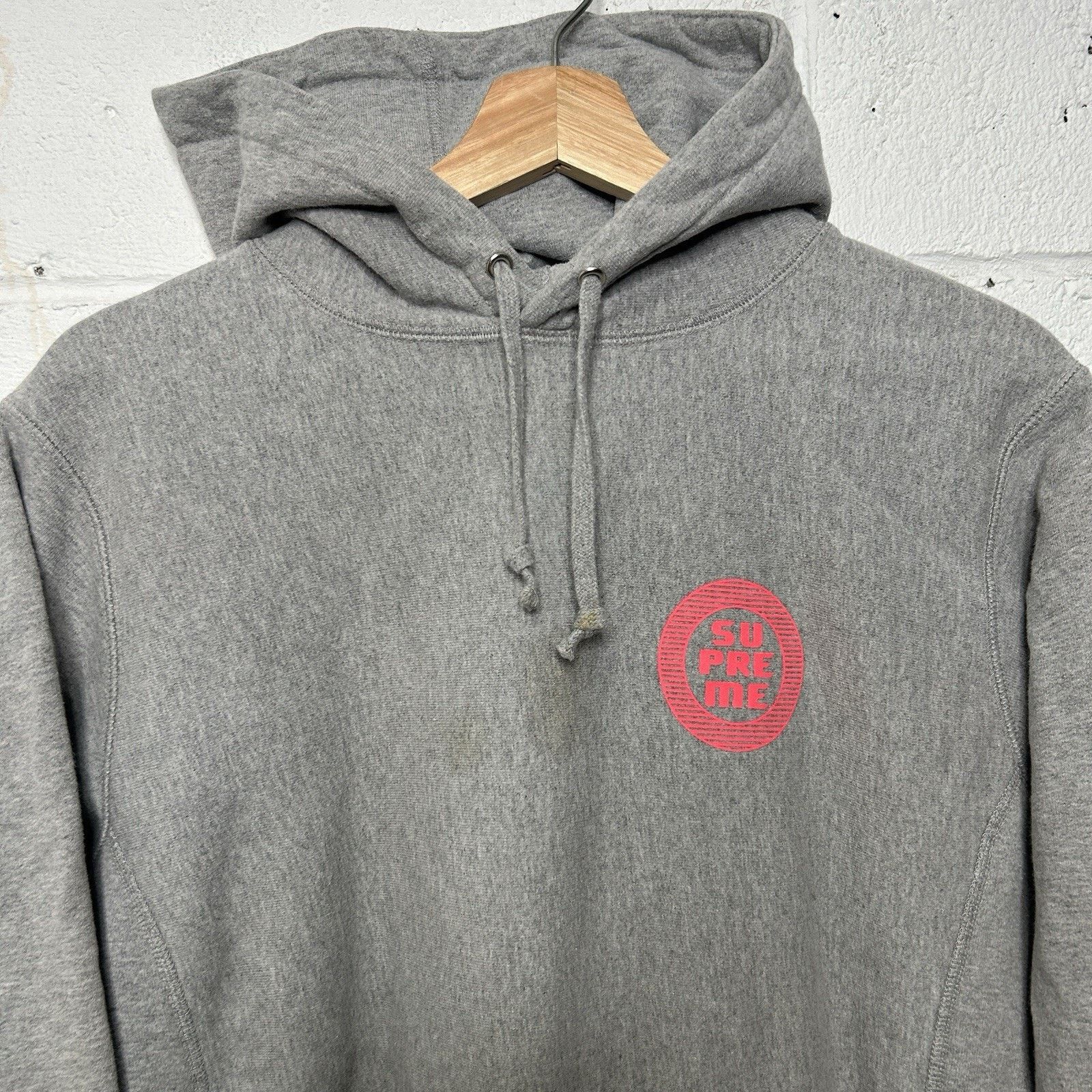 Supreme Supreme Disrupt Sweatshirt Hoodie “Grey Pink” SS15 Size US M / EU 48-50 / 2 - 3 Thumbnail