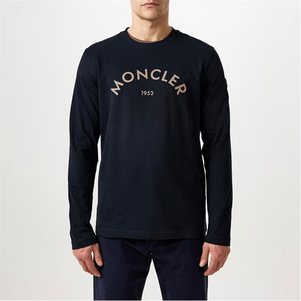 Moncler Edit Logo Long Sleeve T-Shirt Size US XL / EU 56 / 4 - 5 Thumbnail