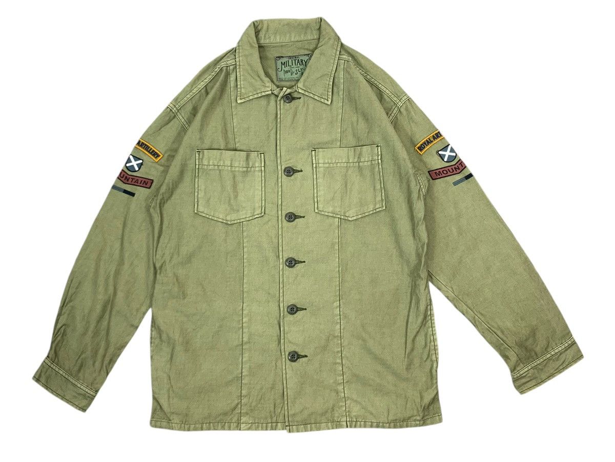 Vintage VINTAGE SLY MILITARY BUTTON SHIRTS Size US M / EU 48-50 / 2 - 1 Thumbnail