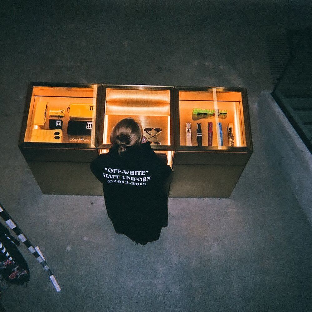 Off-White Black Staff Uniform Hoodie Size US M / EU 48-50 / 2 - 5 Thumbnail