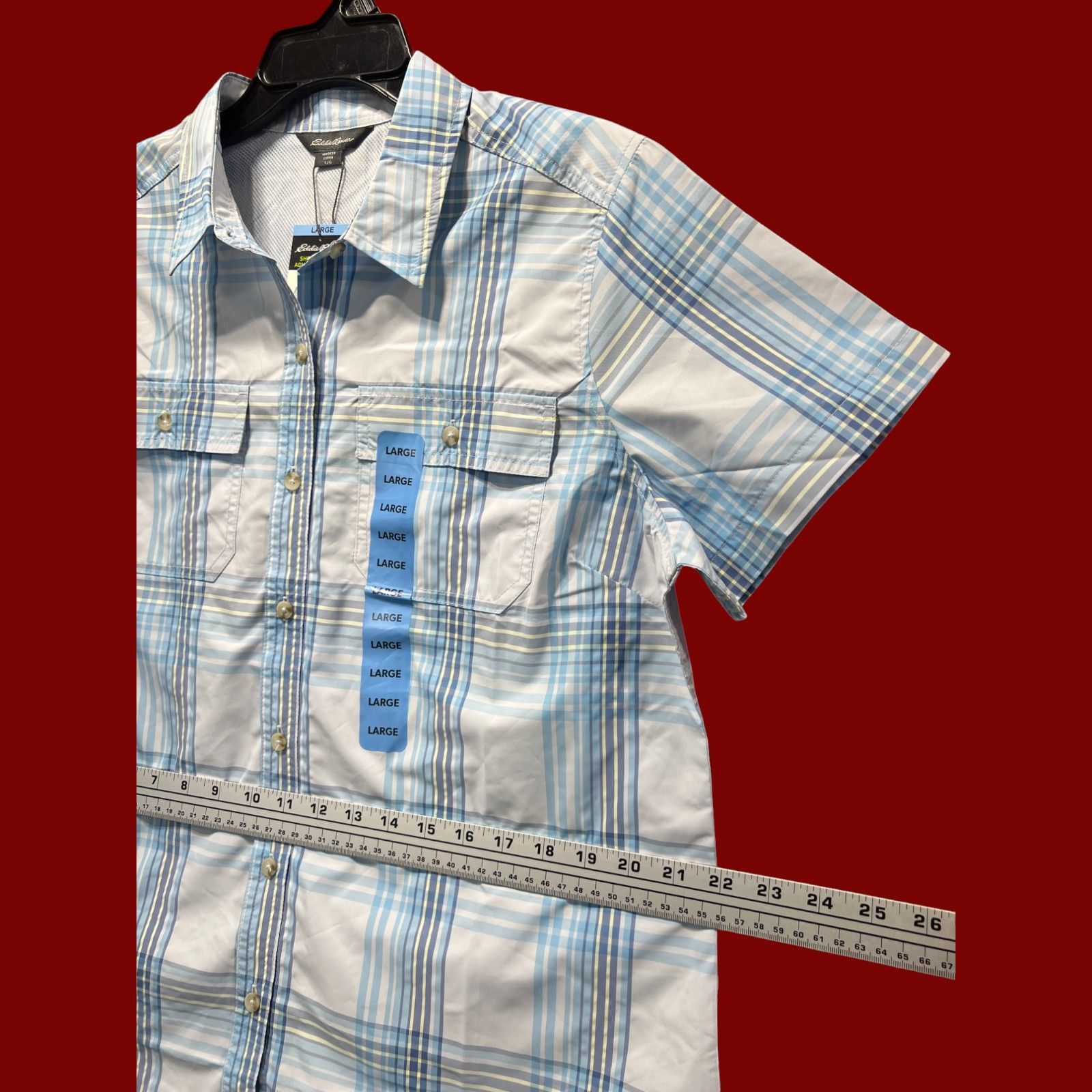 Other Eddie Bauer - Women's Moisture Wicking Short Sleeve Shirt - Size L / US 10 / IT 46 - 6 Thumbnail
