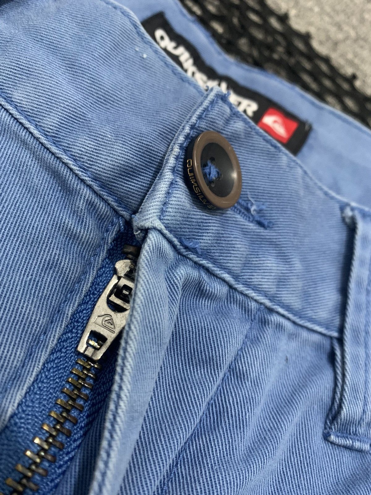 Quiksilver 2014 Quiksilver Straight Tapered Fit Blue Pants Size US 30 / EU 46 - 8 Thumbnail