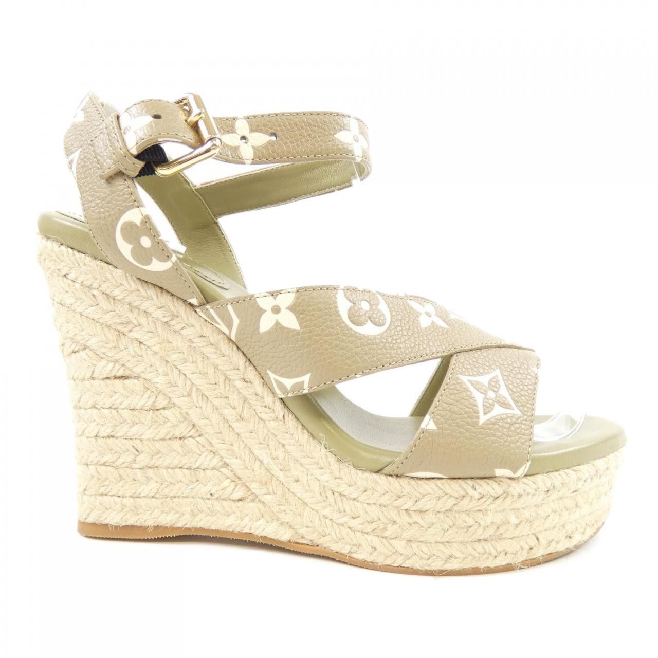 Louis Vuitton Louis Vuitton Louis Vuitton Starboard Line Espadrille Sandals Leather Shoes DUTY FREE for USA Size ONE SIZE - 1 Thumbnail