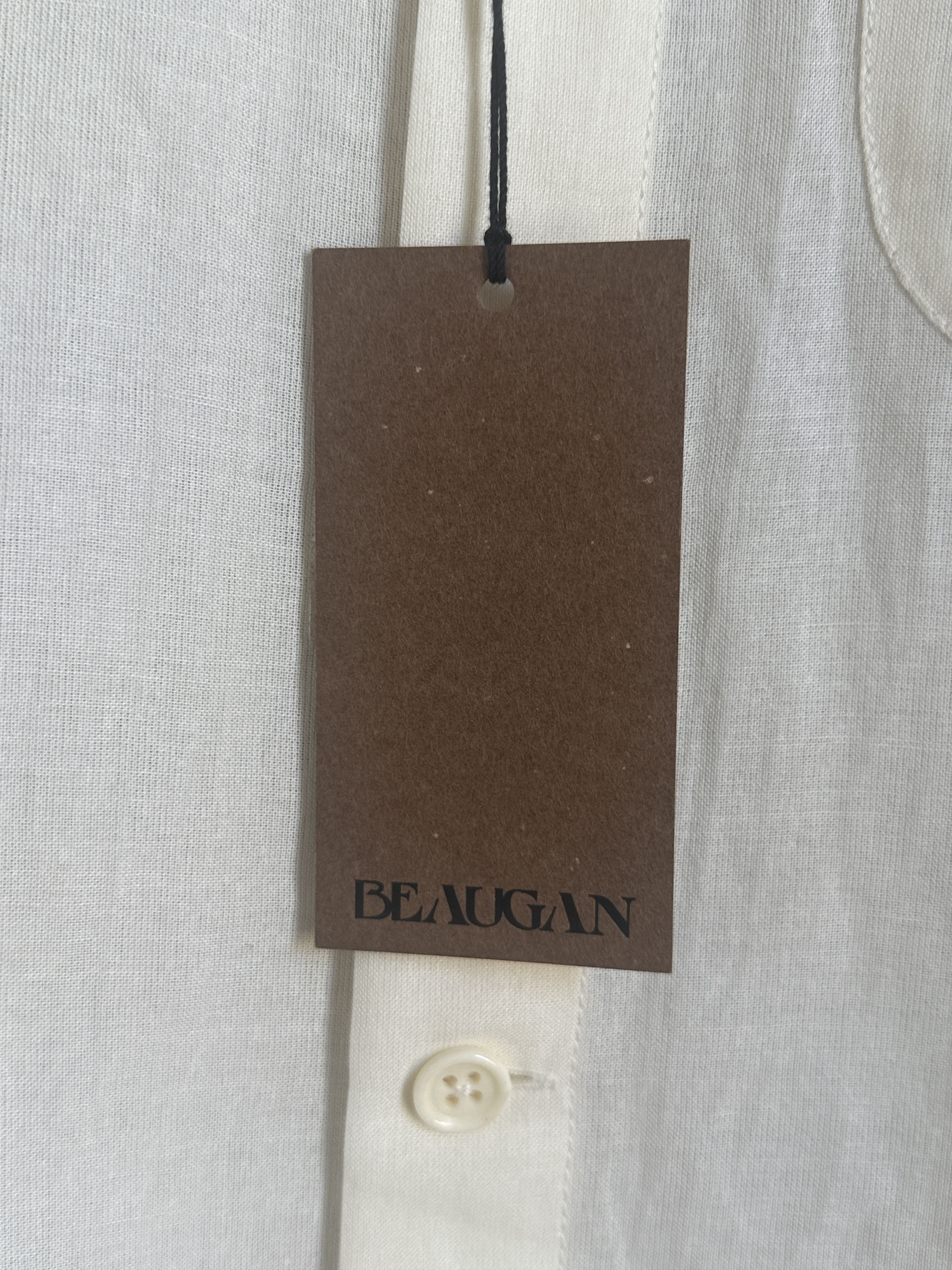 Beaugan $800 NWT BEAUGAN PAJAMA SHIRT IN BONE Size S / US 4 / IT 40 - 9 Thumbnail