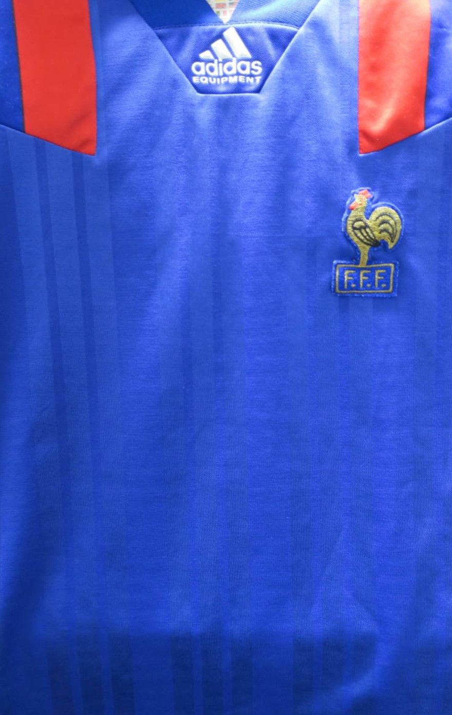 Adidas Vintage | 1992-1994 | France (Home) Jersey Size US XS / EU 42 / 0 - 5 Thumbnail