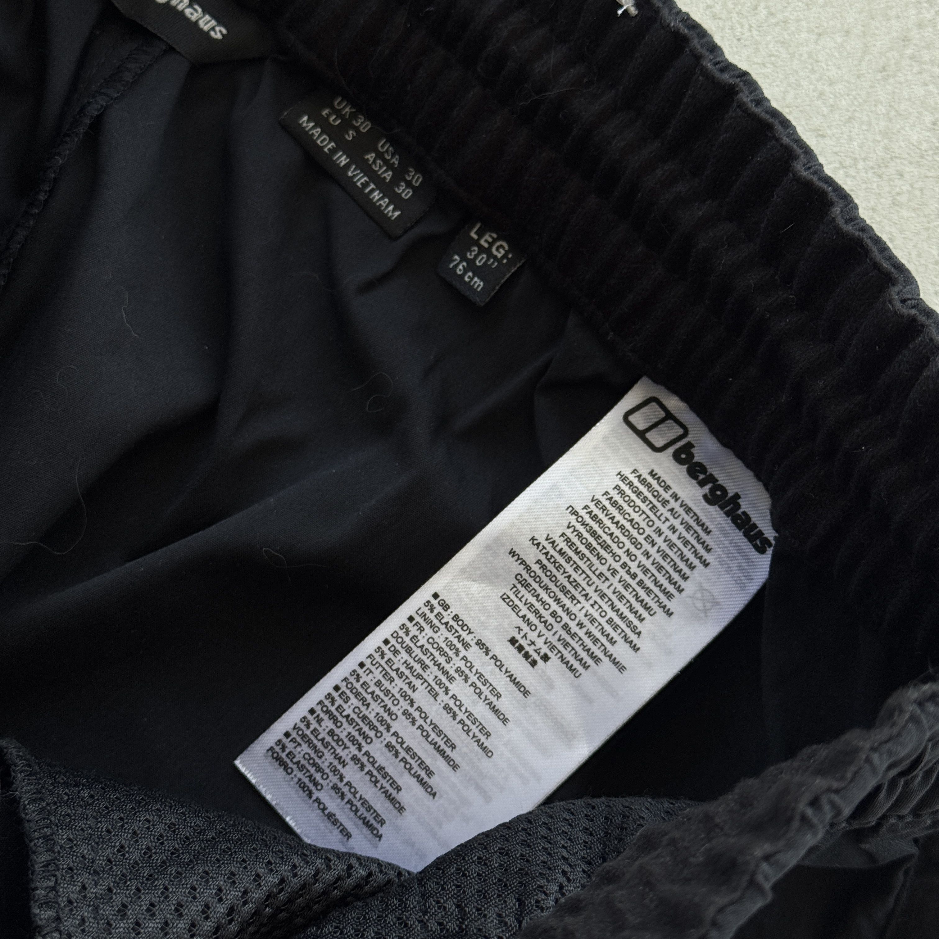 Berghaus Berghaus Black Cargo Hiking Pants Techwear Outdoor Track Size US 30 / EU 46 - 6 Thumbnail
