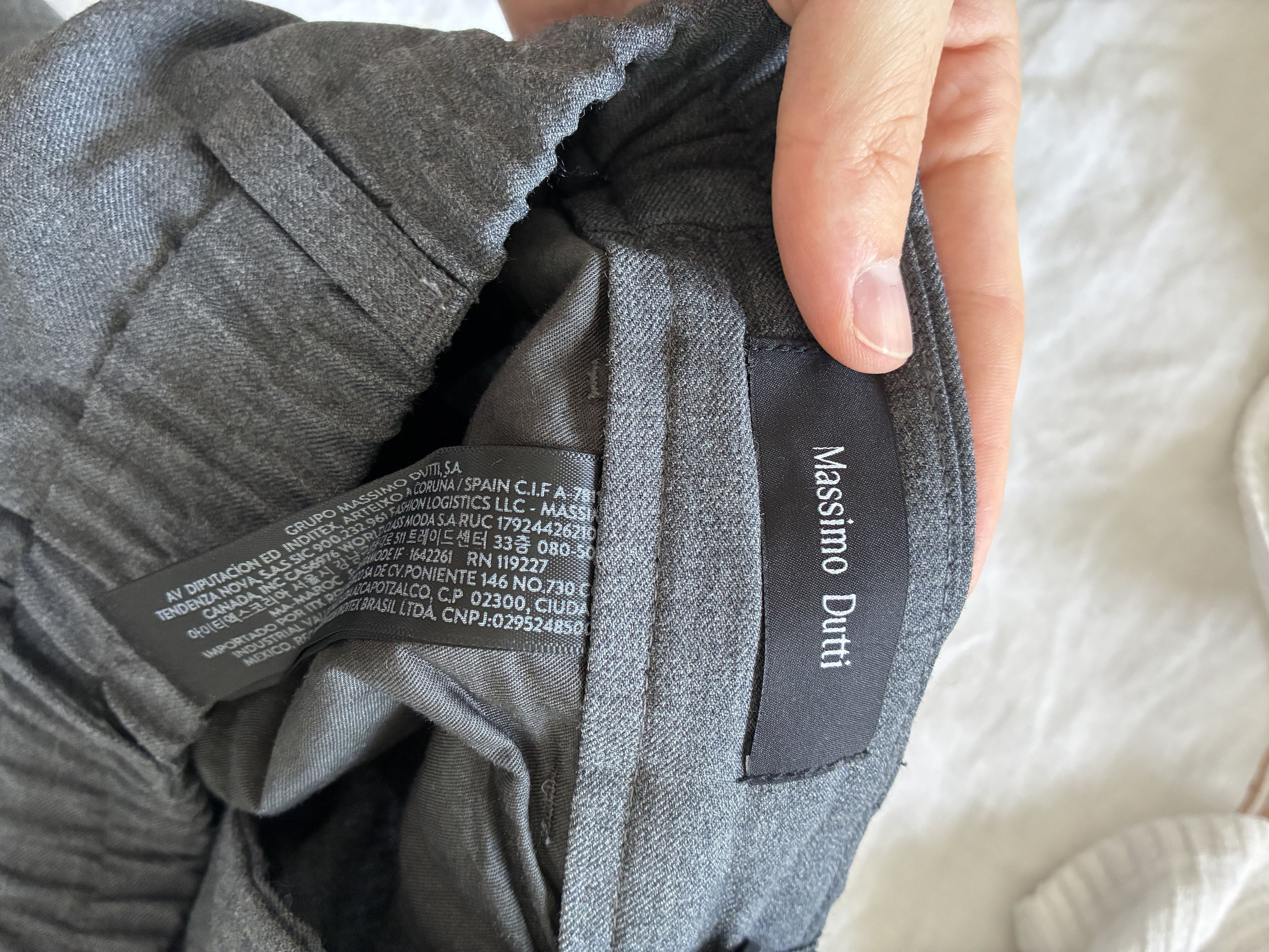 Massimo Dutti Relaxed fit trousers in cool wool Size US 30 / EU 46 - 3 Thumbnail