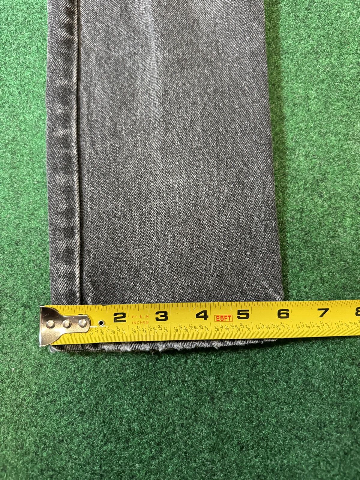 Vintage Vintage 70s Nuovo Straight Taper Talon Zipper Black Jeans Size 26" / US 2 / IT 38 - 8 Thumbnail