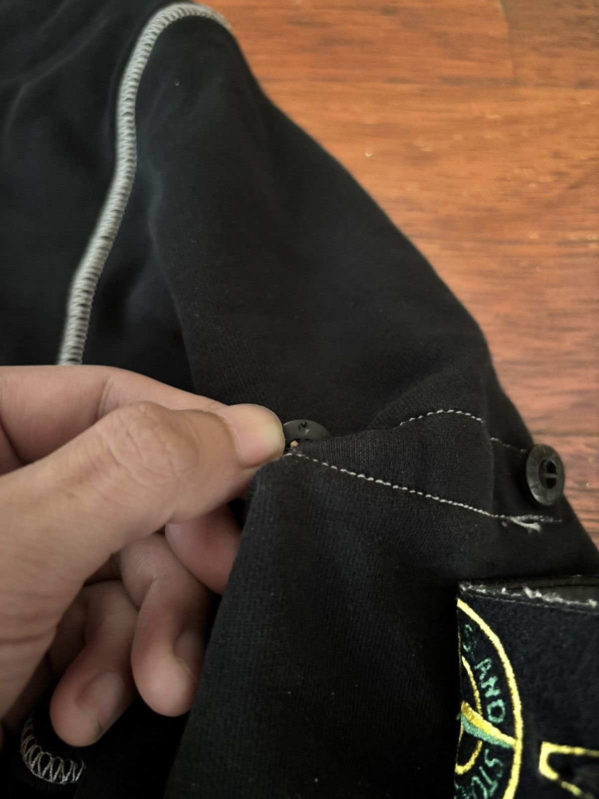 Stone Island Stone Island Contrast Stitch Hoodie Size US S / EU 44-46 / 1 - 6 Thumbnail