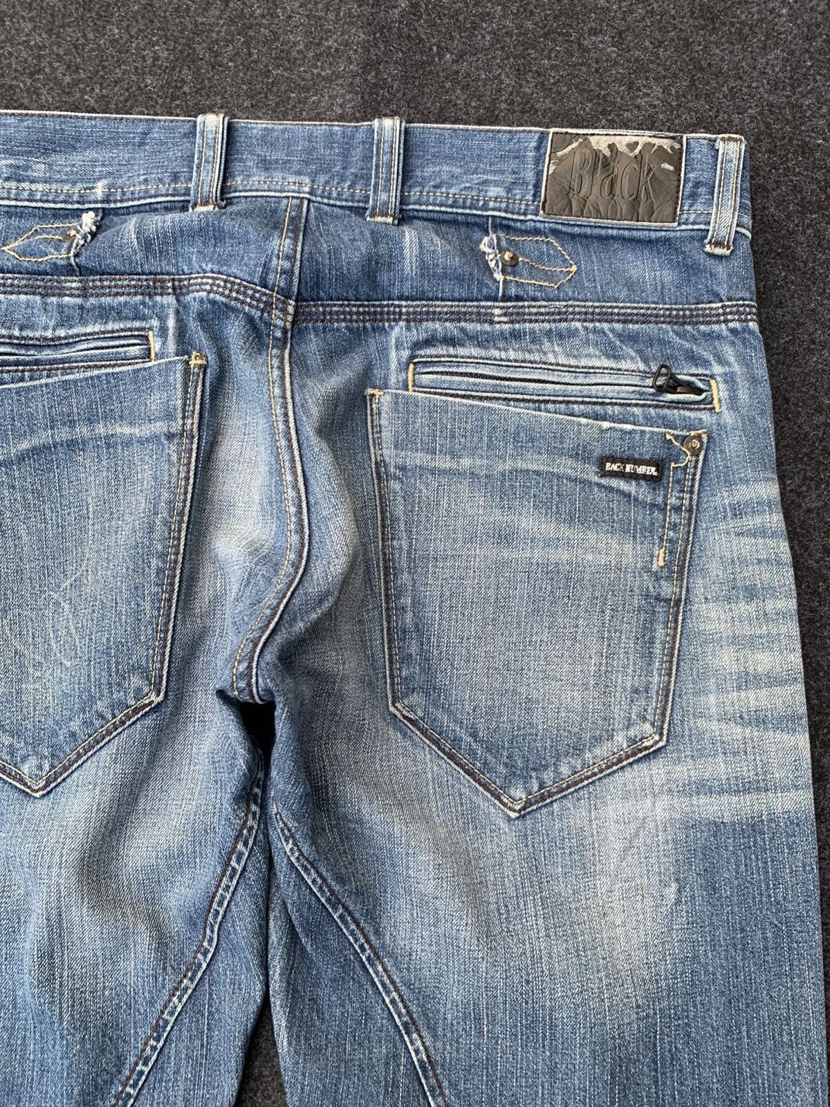 Number (N)ine BACK NUMBER BLACK JEAN LIKE NUMBER NINE. Size US 35 - 12 Thumbnail