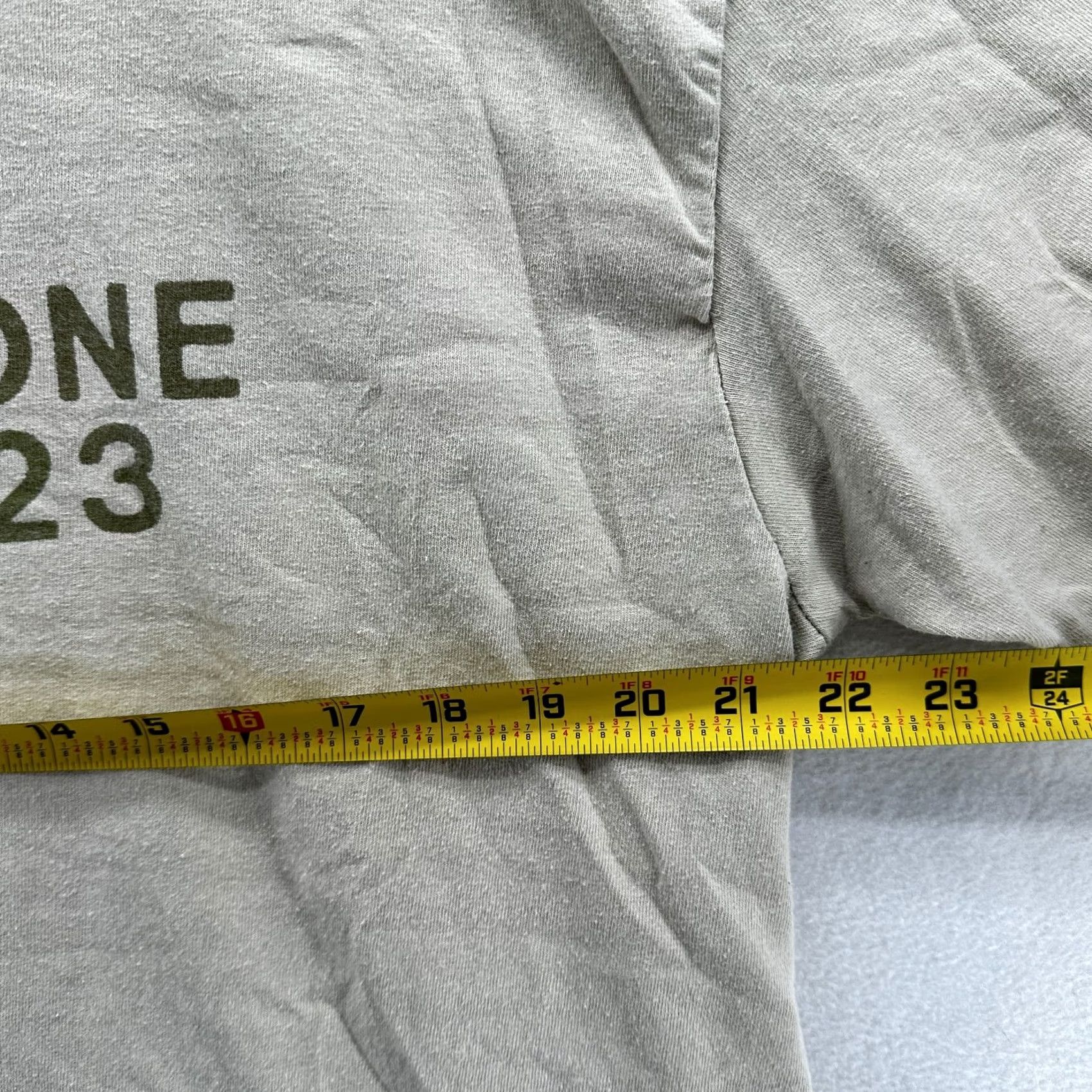 Gustin Austin Post Malone T-Shirt Gray Men's Large Short Sleeve Crew Neck Pullover Size US L / EU 52-54 / 3 - 7 Thumbnail