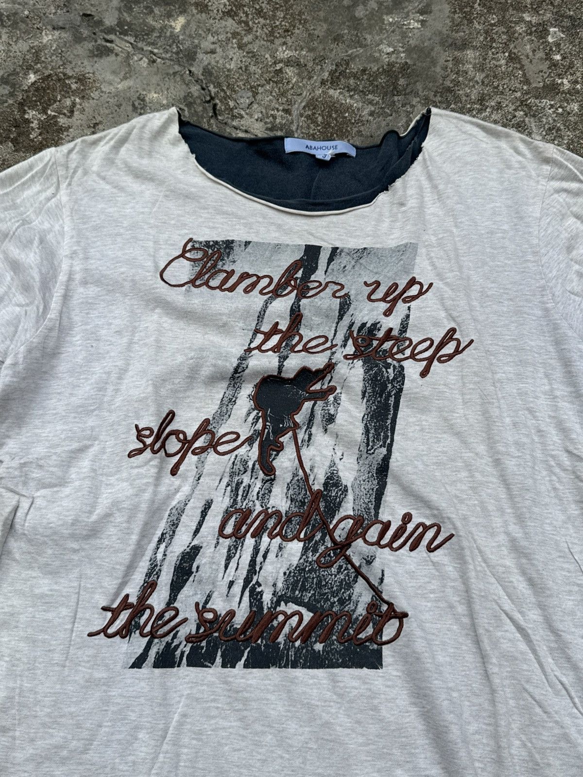 ABAHOUSE Abahouse Double Layers Tees Size US M / EU 48-50 / 2 - 3 Thumbnail