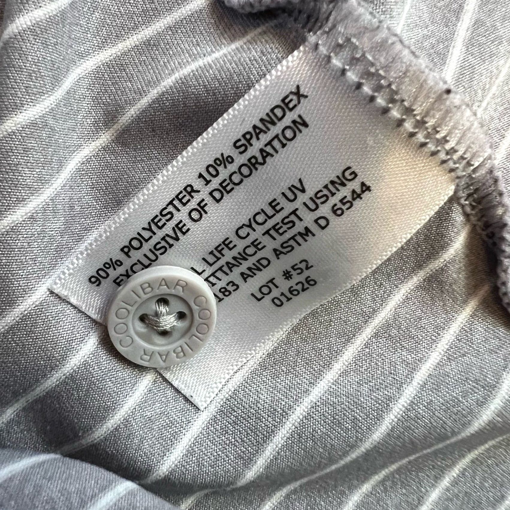 Vintage Coolibar Polo Shirt Mens Large Long Sleeve Golf Gray Performance} Size US L / EU 52-54 / 3 - 8 Thumbnail