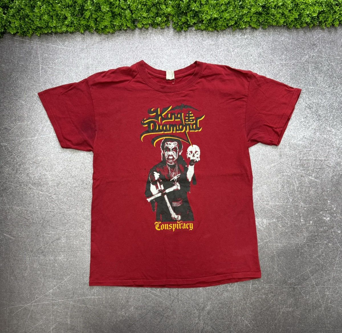 Band Tees × Vintage VINTAGE KING OF DIAMOND CONSPIRACY T SHIRT BLACK METAL Size US L / EU 52-54 / 3 - 1 Thumbnail