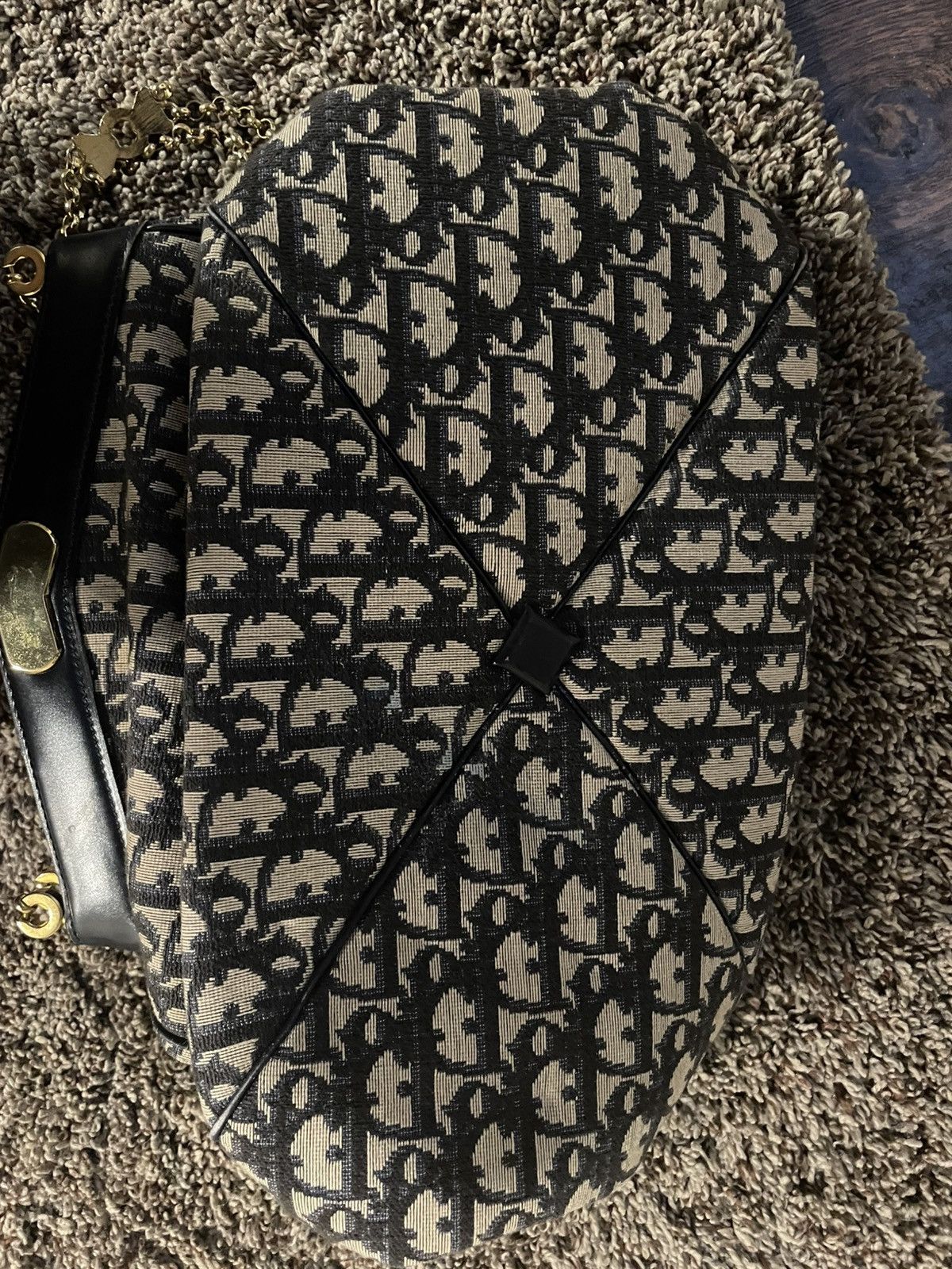 Dior Christian Dior Vintage Monogrammed Frame Shoulder Bag Size ONE SIZE - 9 Thumbnail