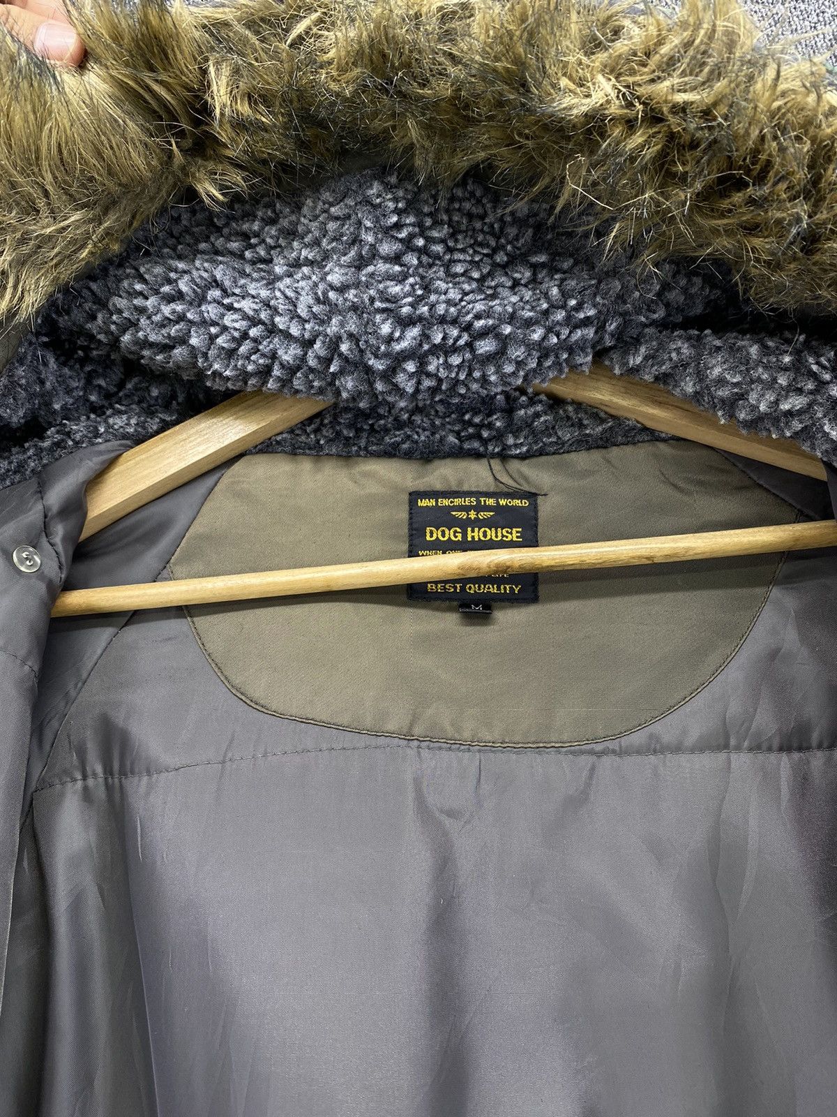 Japanese Brand Vintage Dog House Fur Hoodie Military Jacket Size US M / EU 48-50 / 2 - 13 Thumbnail