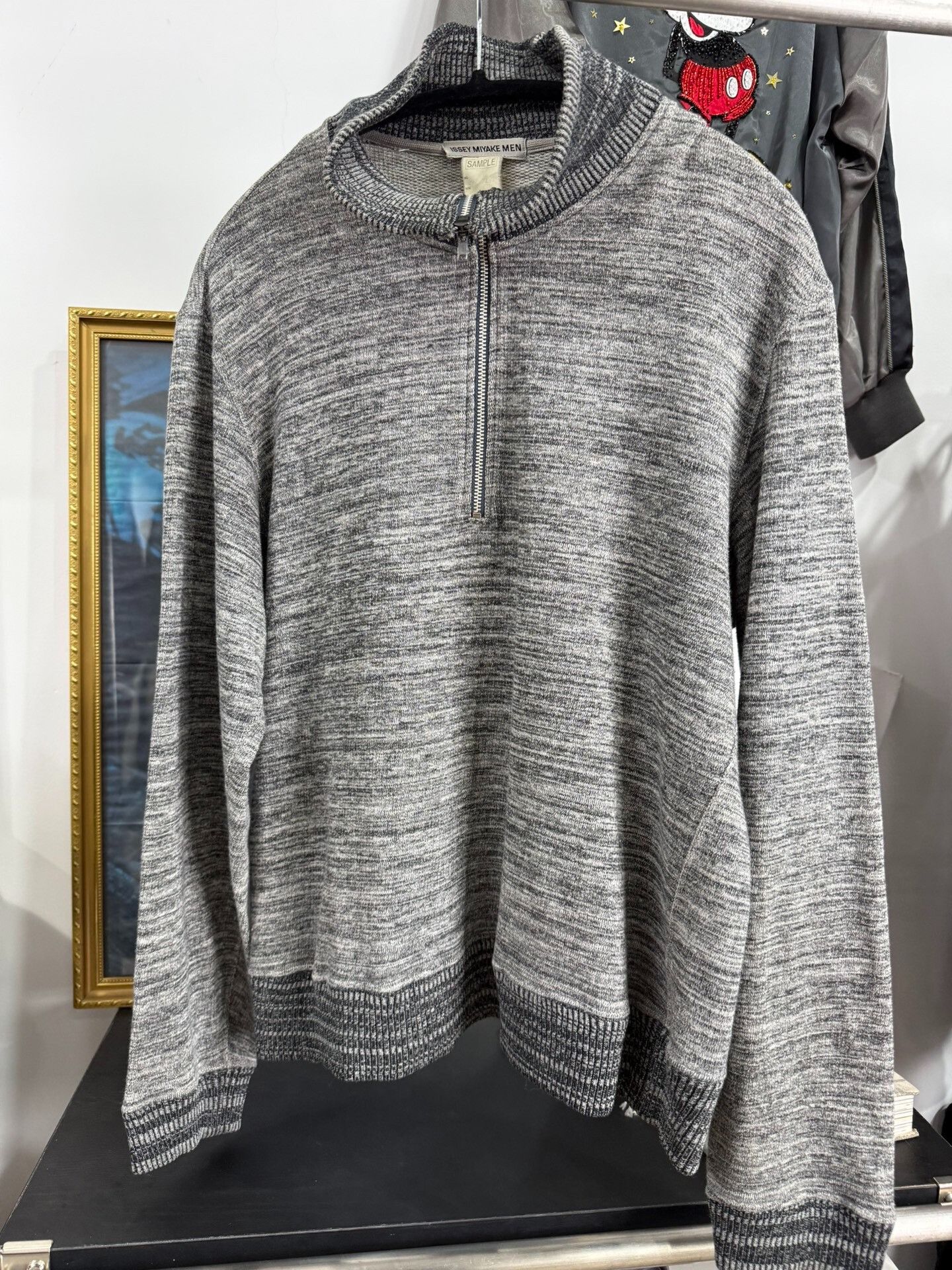 Issey Miyake Issey Miyake Men Sample Half-Zip Sweatshirt Size US M / EU 48-50 / 2 - 1 Thumbnail