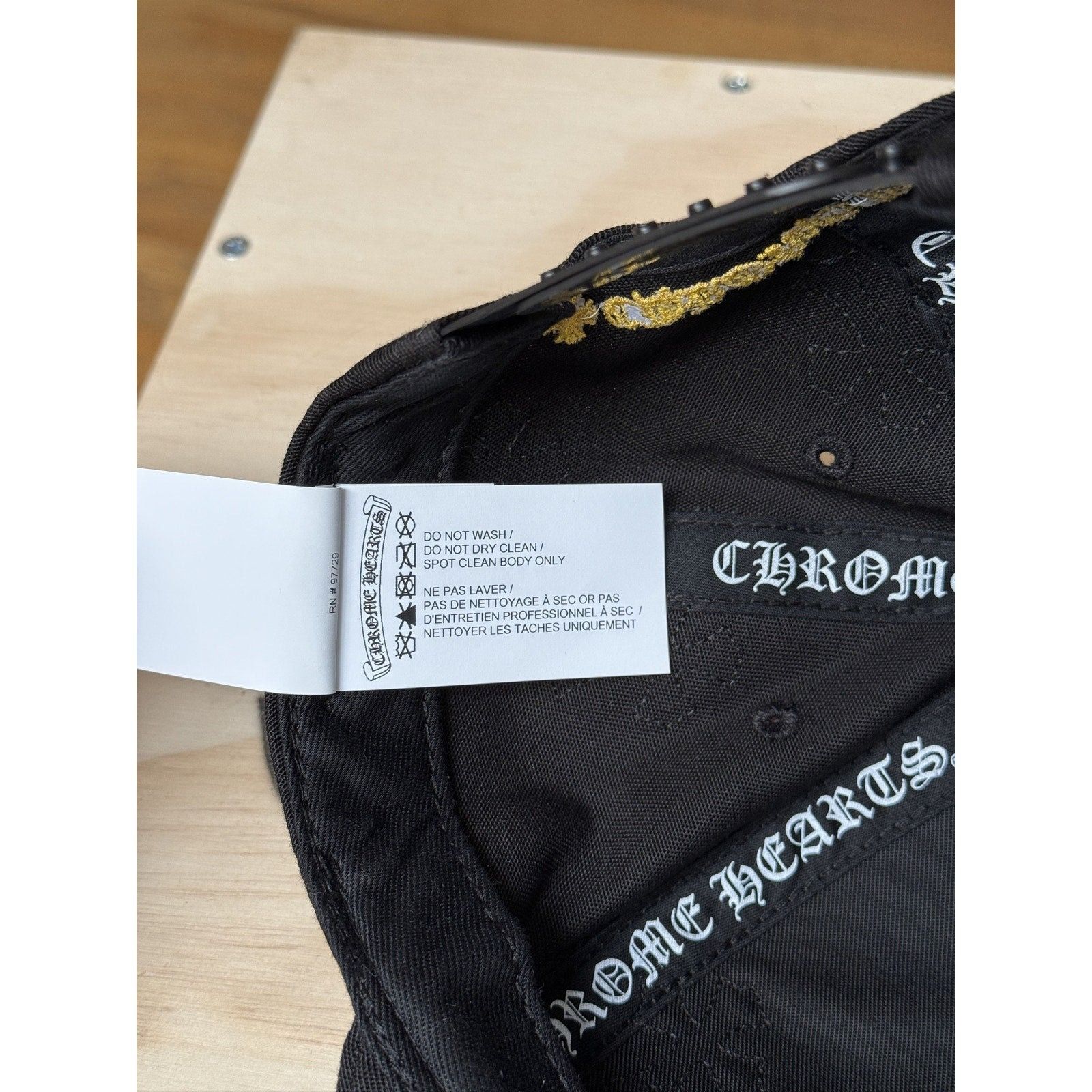 Chrome Hearts chrome hearts black and yellow patch hat Size ONE SIZE - 9 Thumbnail