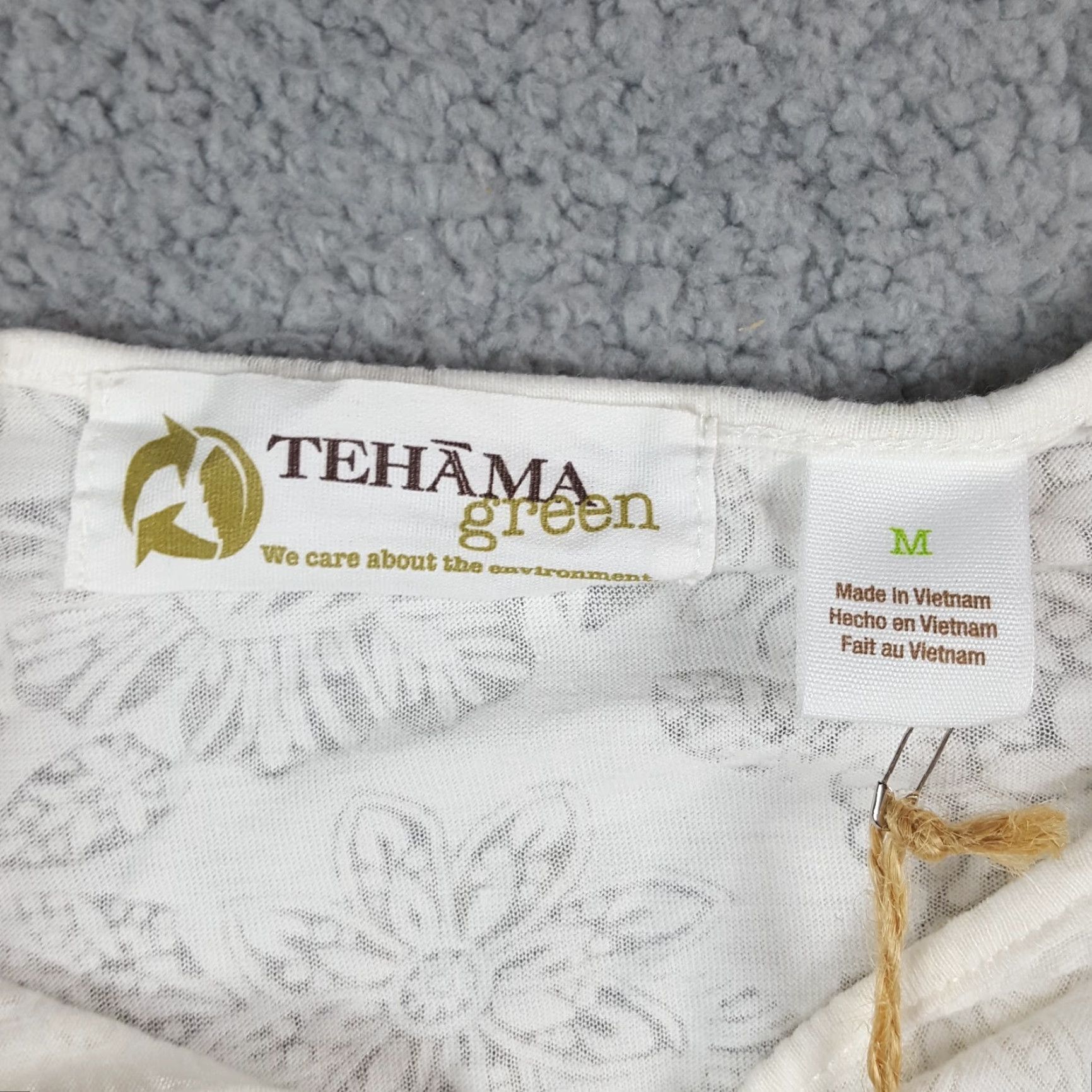 Vintage VINTAGE Tehama Women's Tank Top Sleeveless Polo Shirt 90s Y2K Preppy White Lace Cotton Blend Size M / US 6-8 / IT 42-44 - 6 Thumbnail
