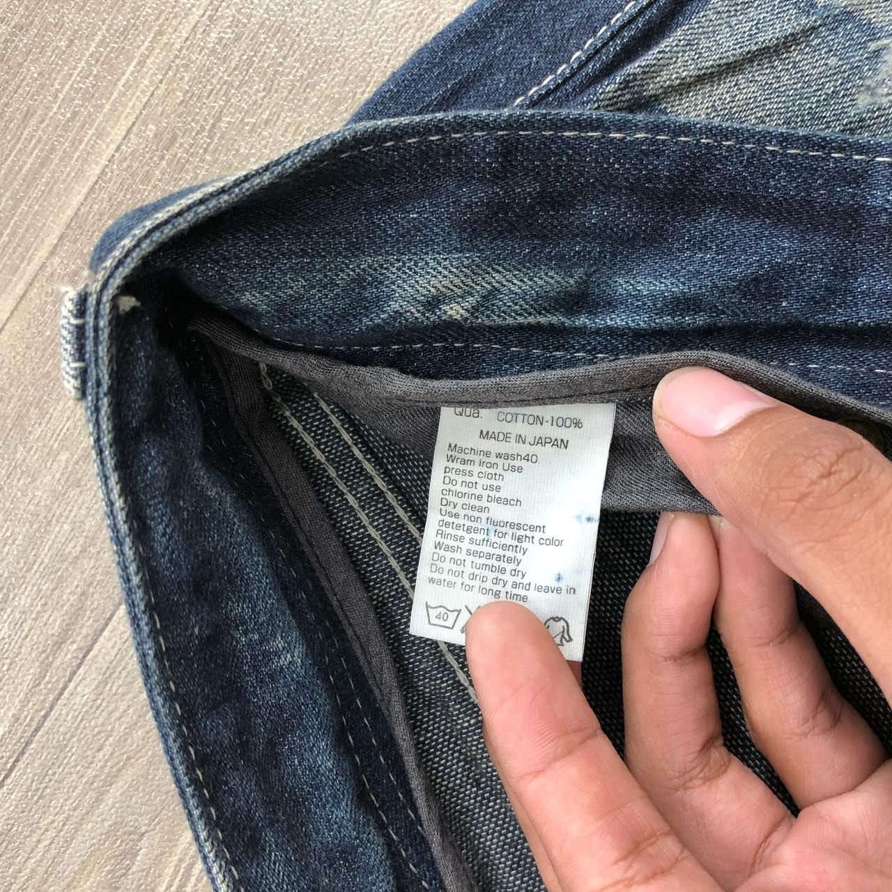 If Six Was Nine × Vanquish Vanquish Distressed Flared Denim Size US 31 - 13 Thumbnail