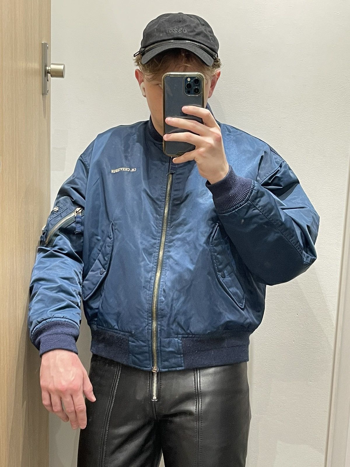 Chevignon VIntage Chevignon MA1 Military Navy Bomber Jacket Size US M / EU 48-50 / 2 - 6 Thumbnail