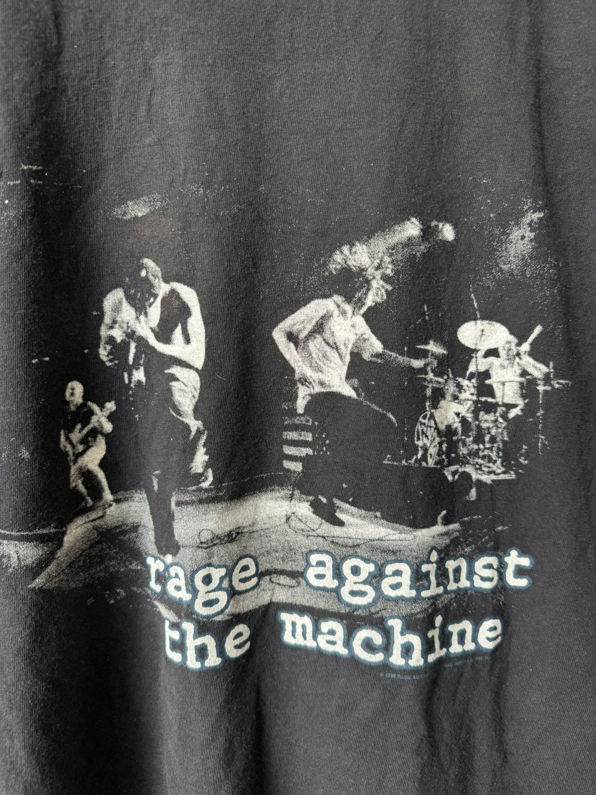 Band Tees × Vintage Vintage 90s Rage against the machine Shirt Size US XL / EU 56 / 4 - 6 Thumbnail