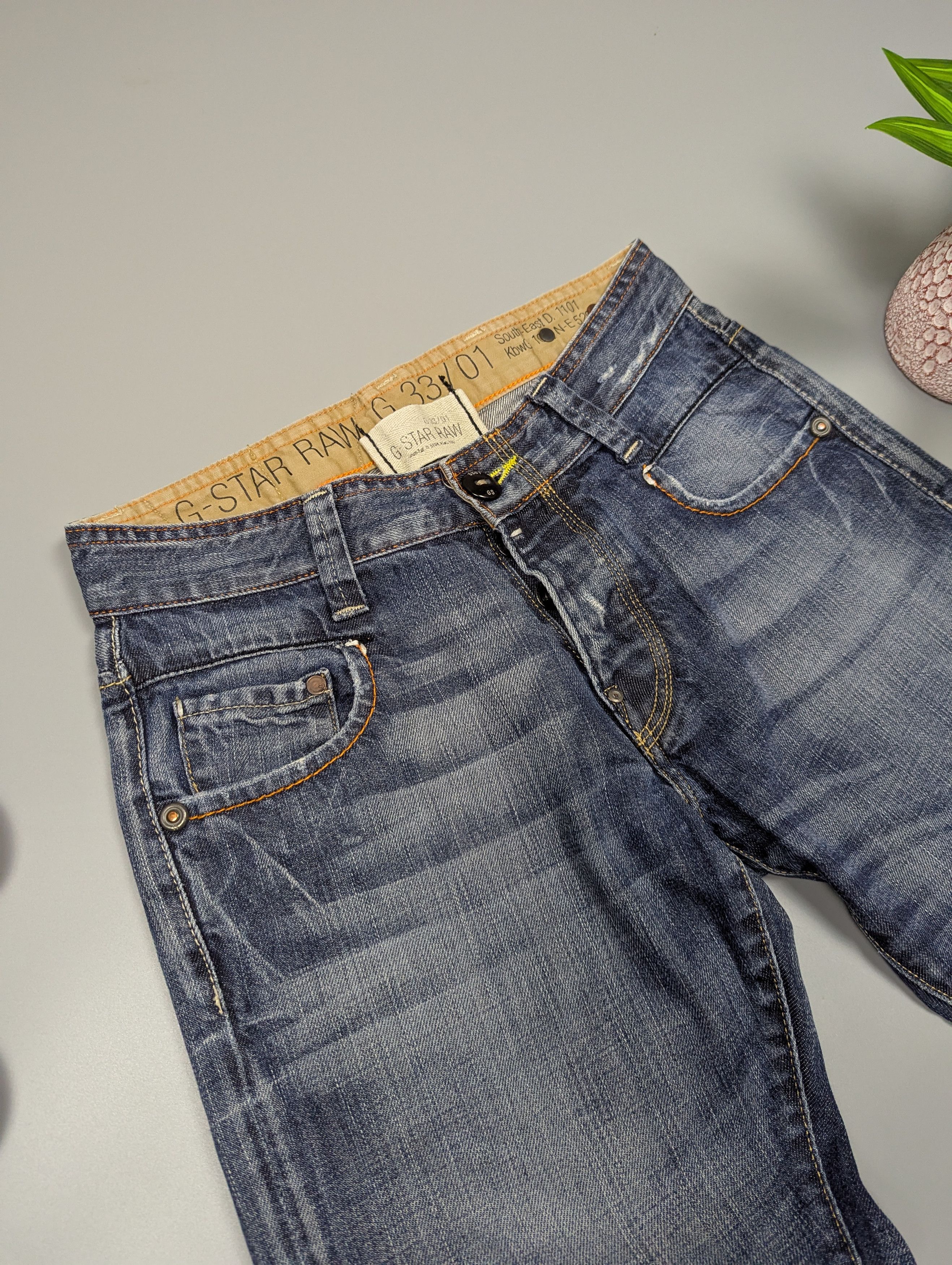 G-Star × Vintage G-STAR RAW Vintage Radar Narrow Rope Straight Leg Blue Jeans Size US 30 / EU 46 - 3 Thumbnail